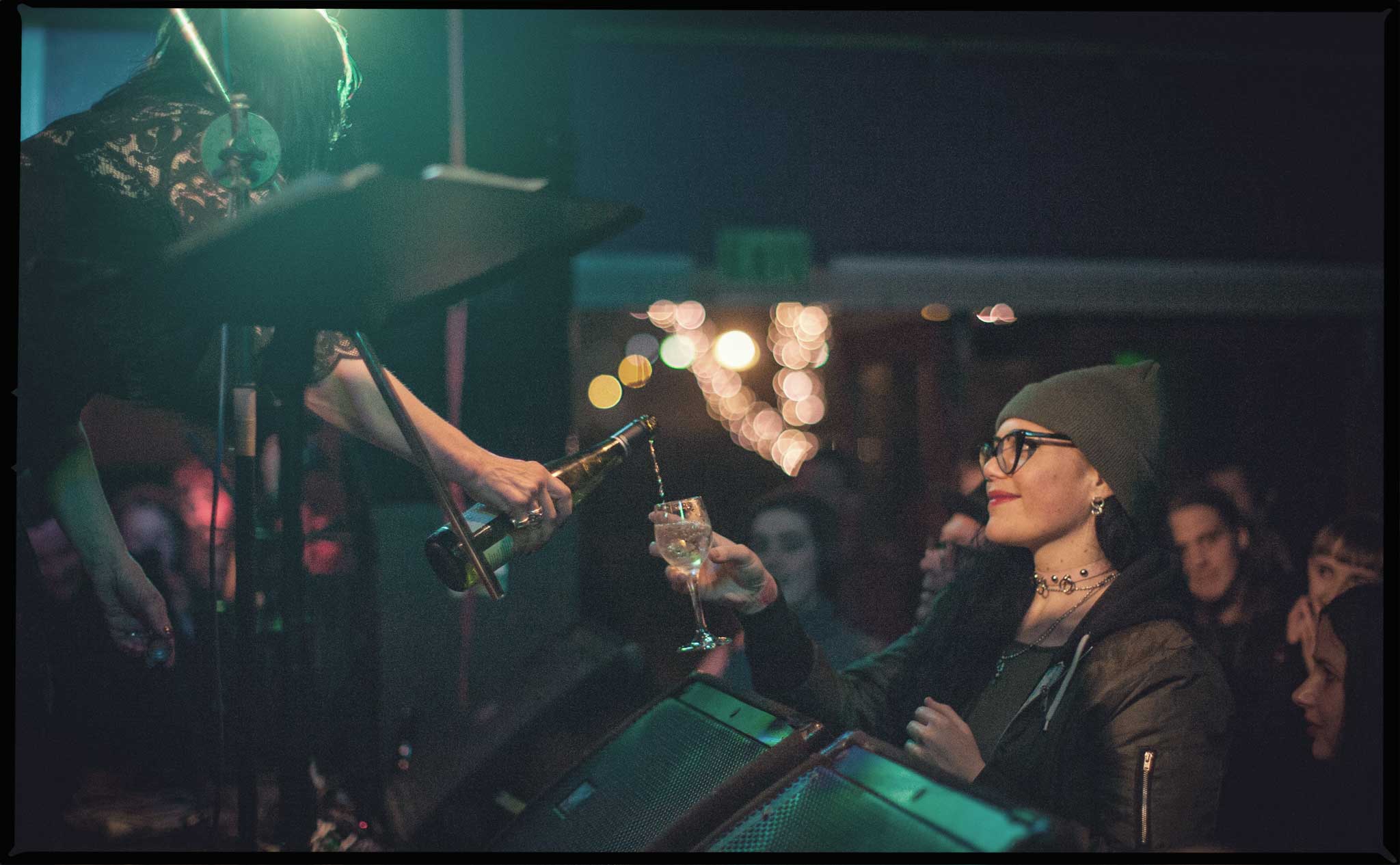 Lydia Lunch Retrovirus performing live at the Kings Arms Tavern, Auckland.