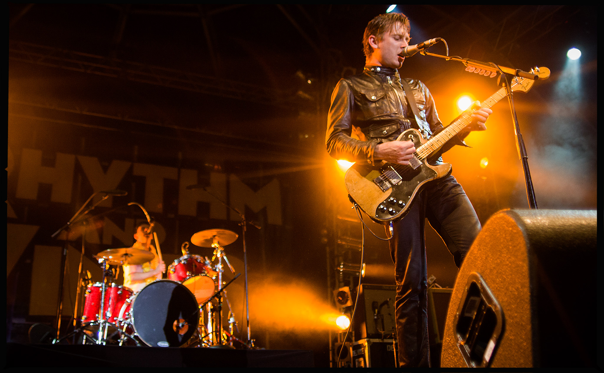 Franz Ferdinand play in Gisborne, Rhythm and Vines 2008.