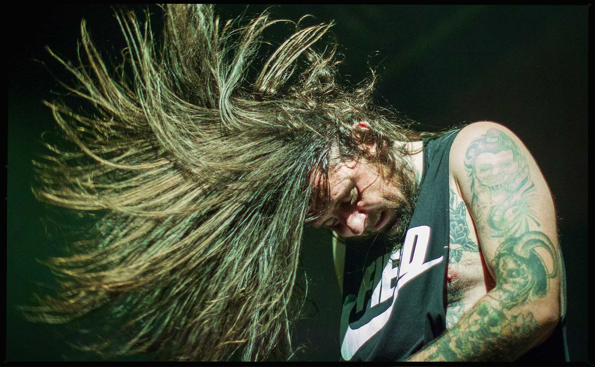 Thy Art Is Murder perform live in Auckland, New Zealand 2015.