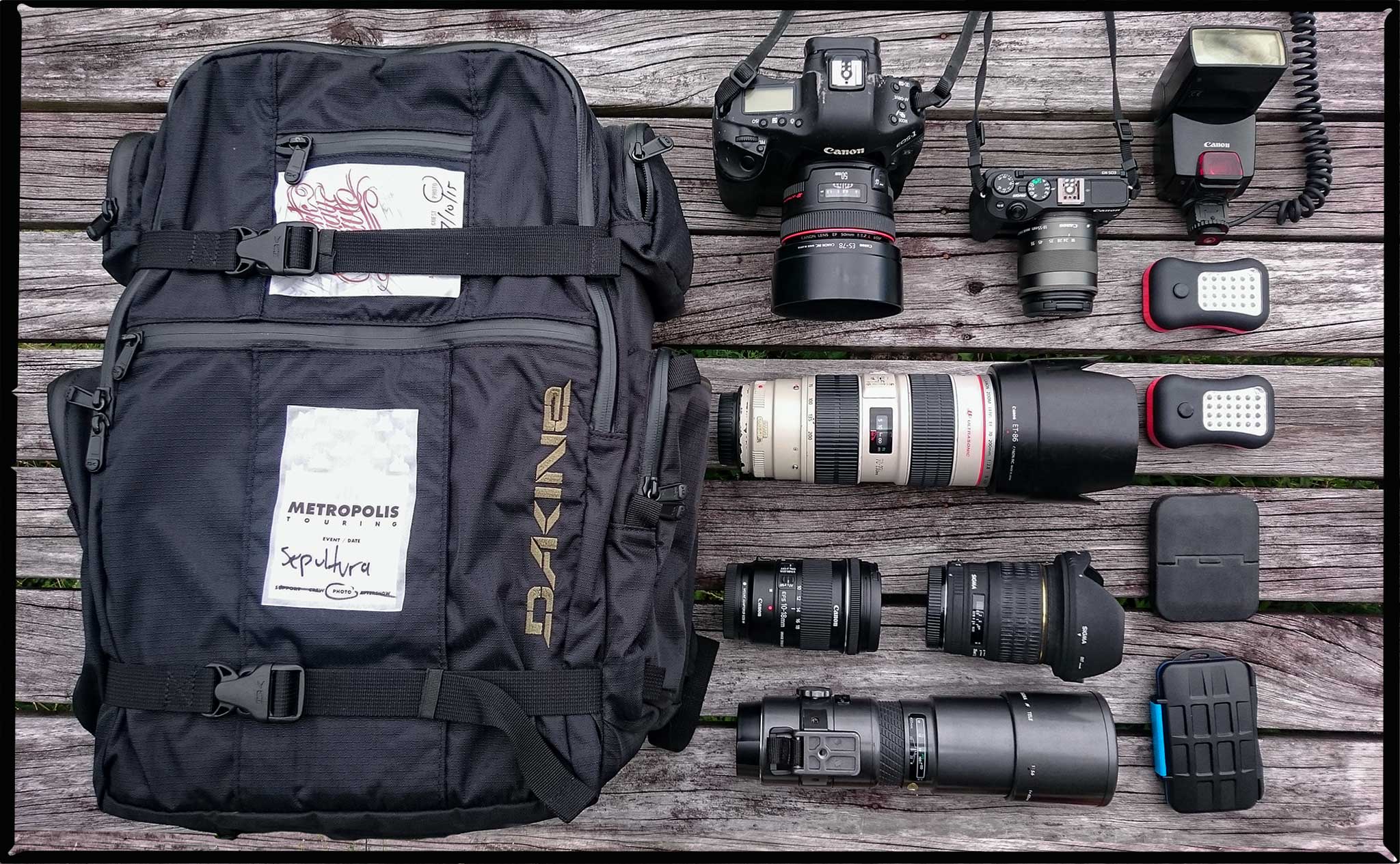 What's in my bag - crankworx edition.