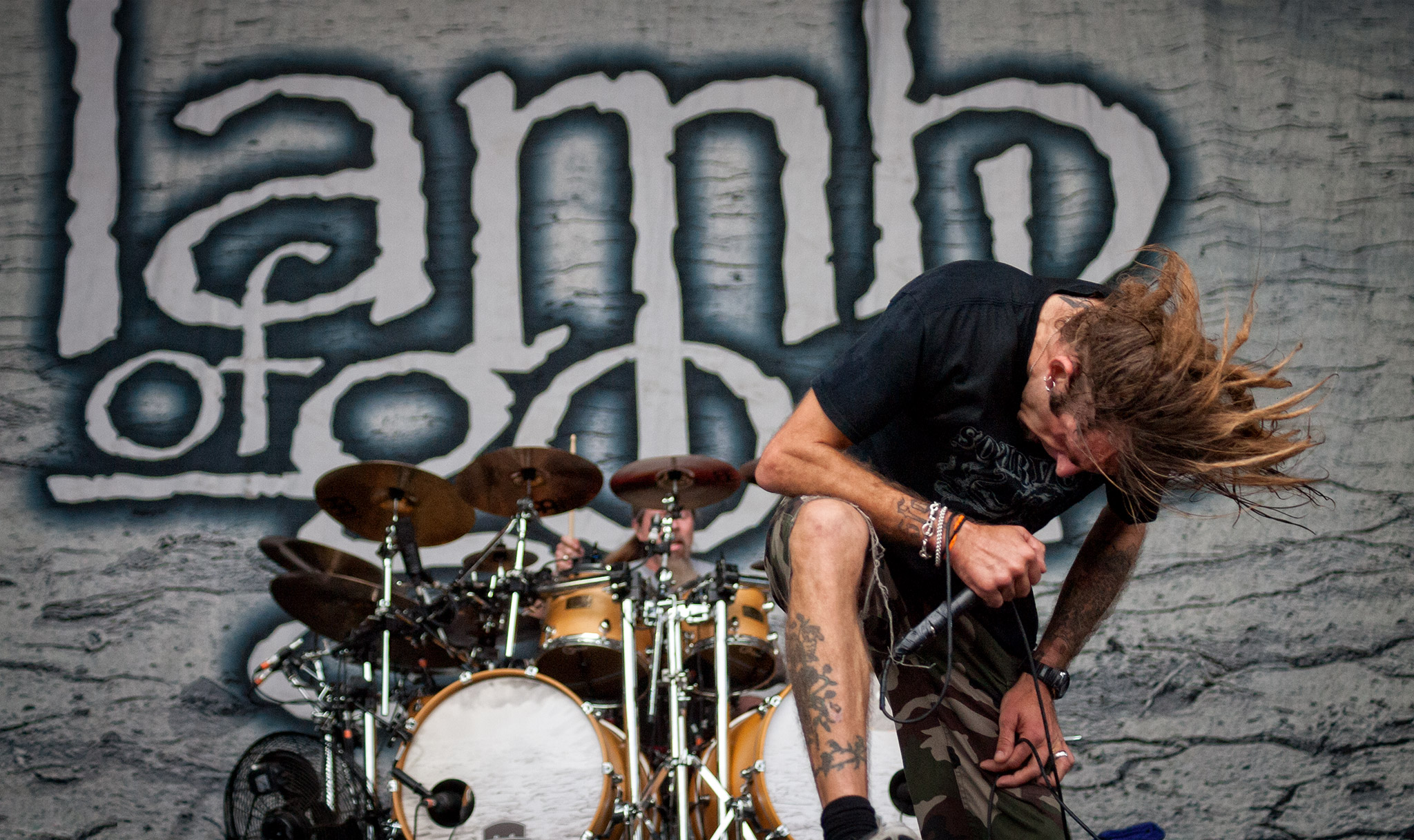 lamb of god perform live at westfest 2015, auckland, new zealand. Shot by Doug Peters.