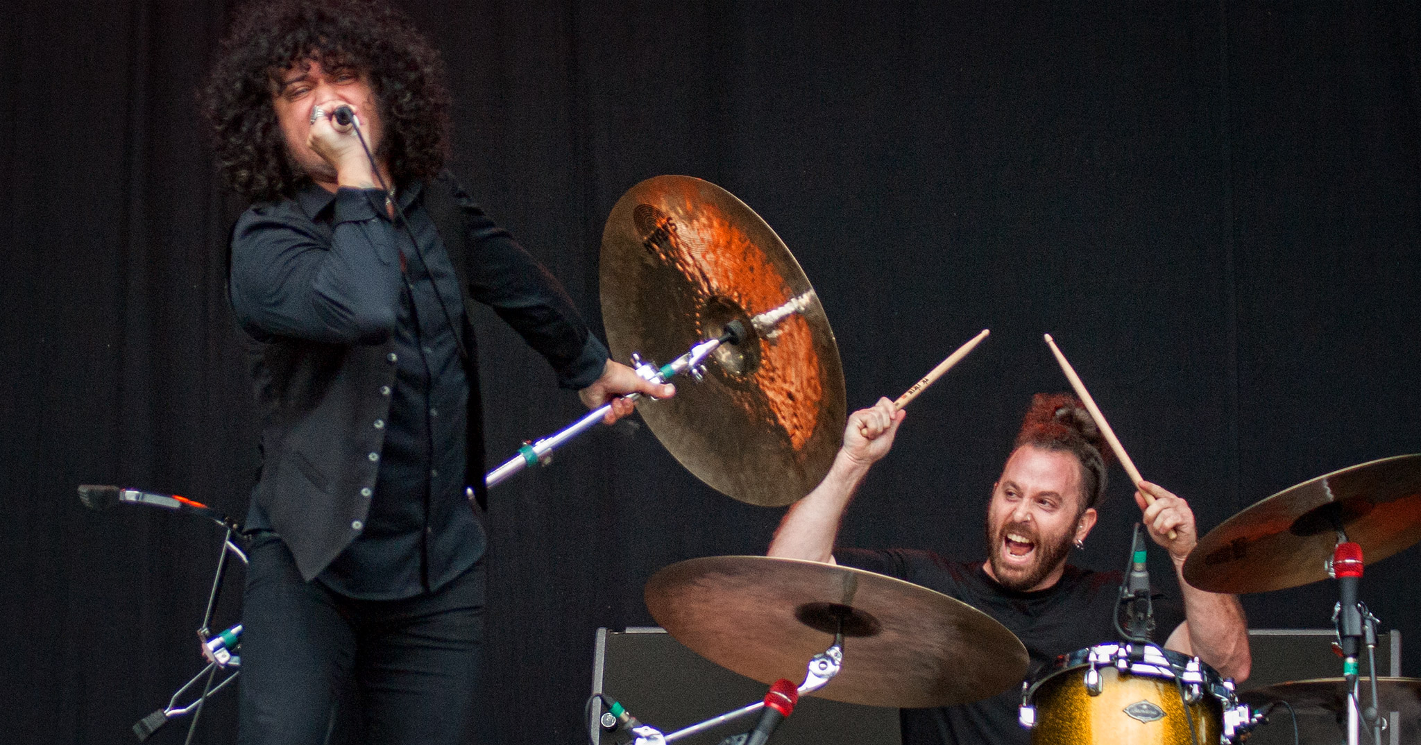 Antemasque performing live in Auckland, 2015. Image by Doug Peters.