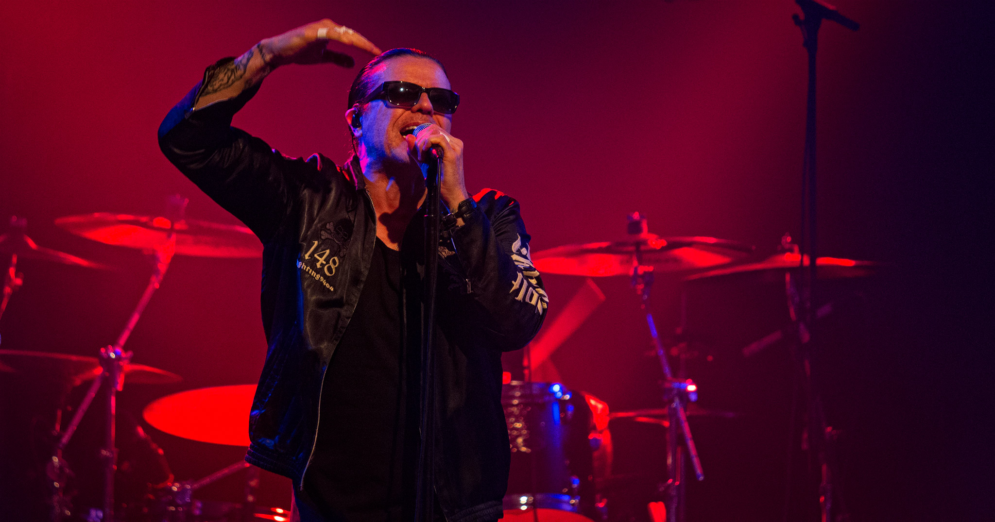 The Cult perform live in Auckland, New Zealand 2016. Photo by Doug Peters.