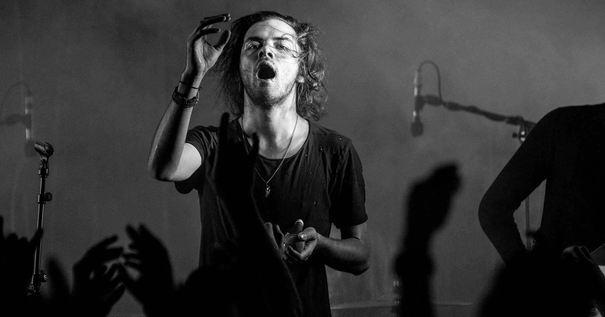 Northlane performing live at the Kings Arms, Auckland, New Zealand. Photo by Matt Henry Photography.