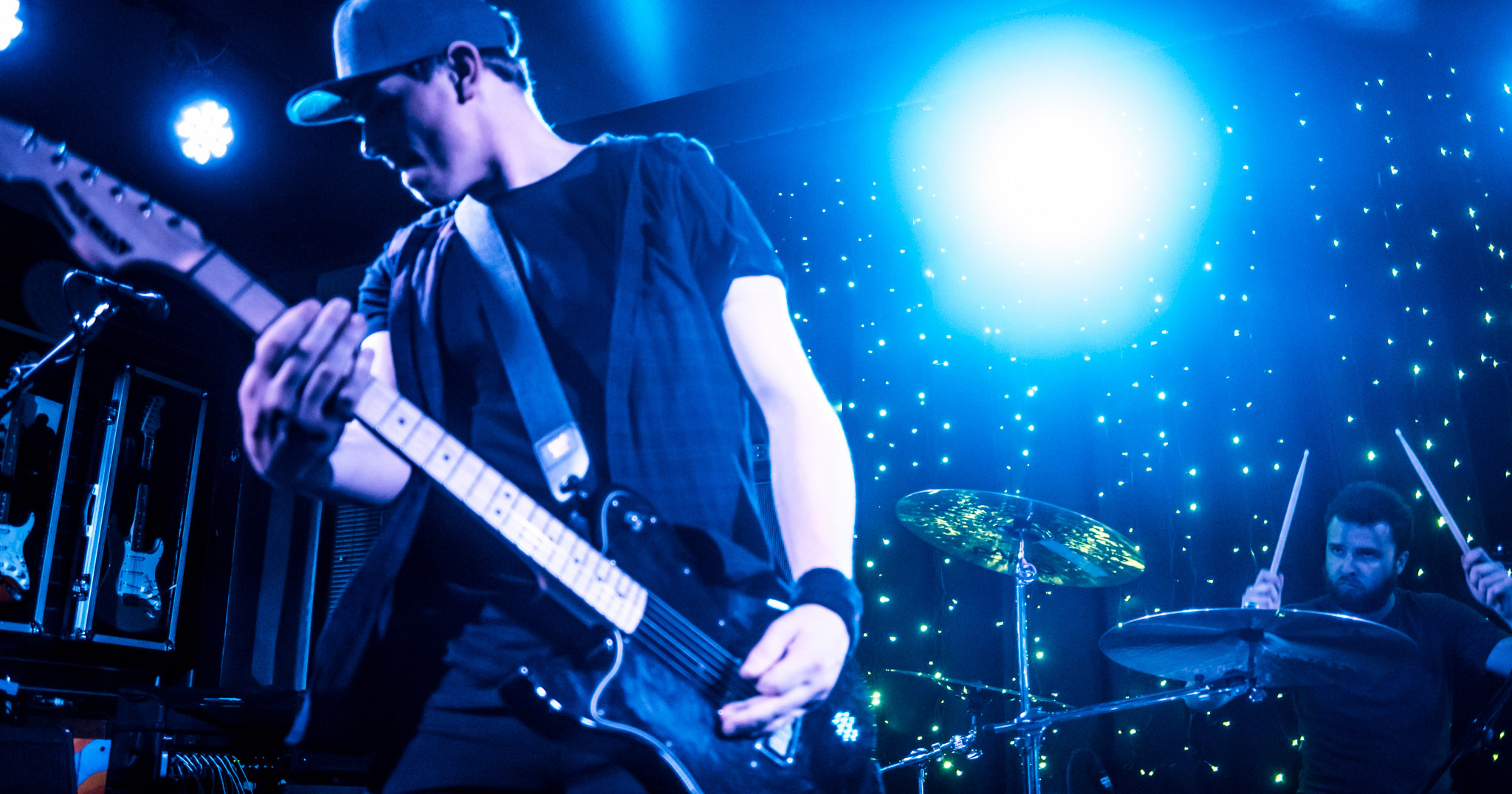 Armed in Advance performing live at Backbeat, Auckland. Image by Volume 11 Photography.