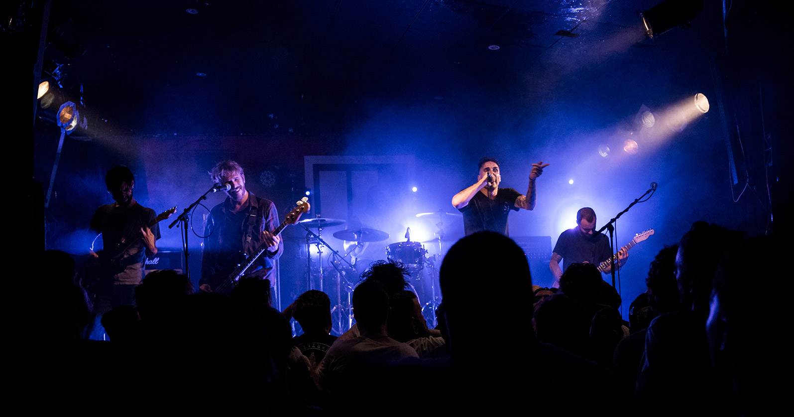 letlive. perform live at the Kings Arms Tavern, Auckland, New Zealand 2017. Image by Matt Henry Photography.