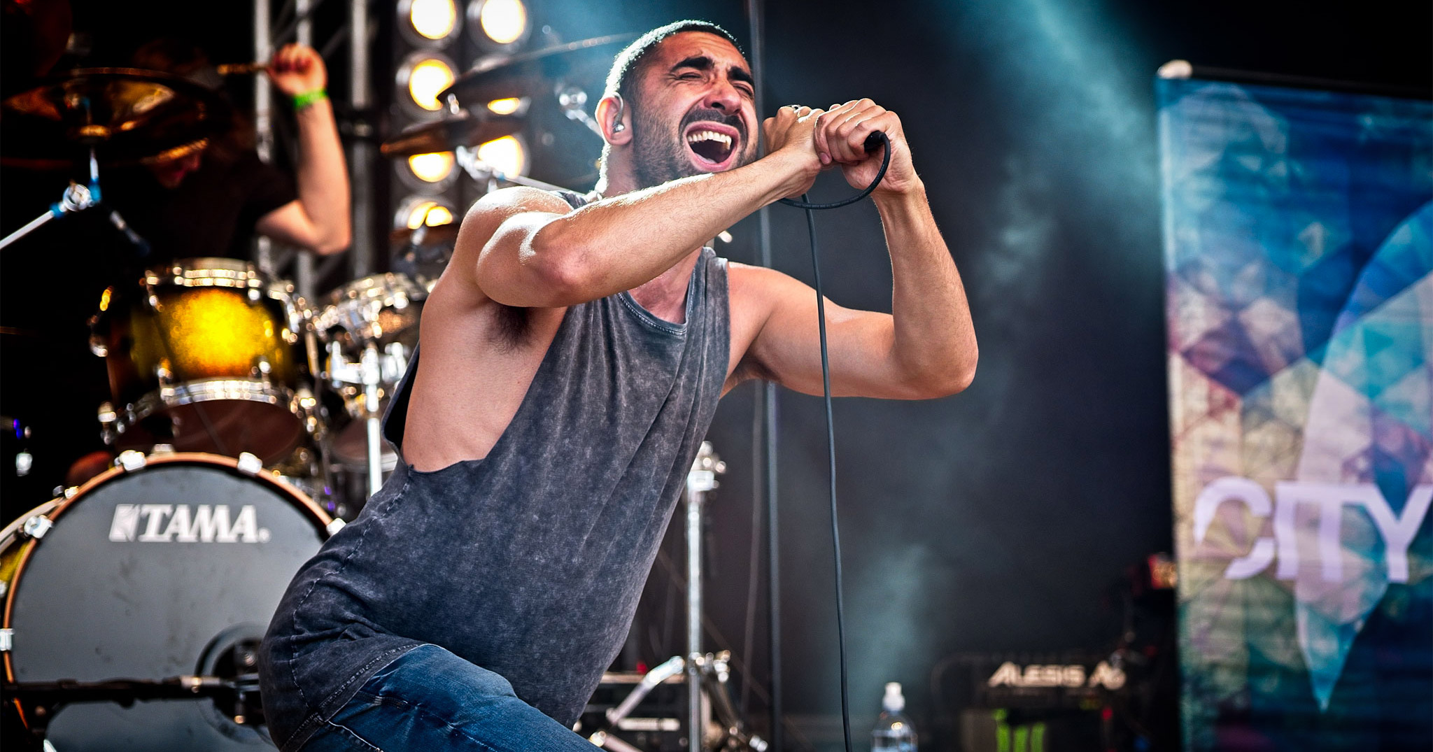 City Of Souls perform live at Demon Rock The Park, Auckland NZ, 2017. Image by Mark Derricutt.
