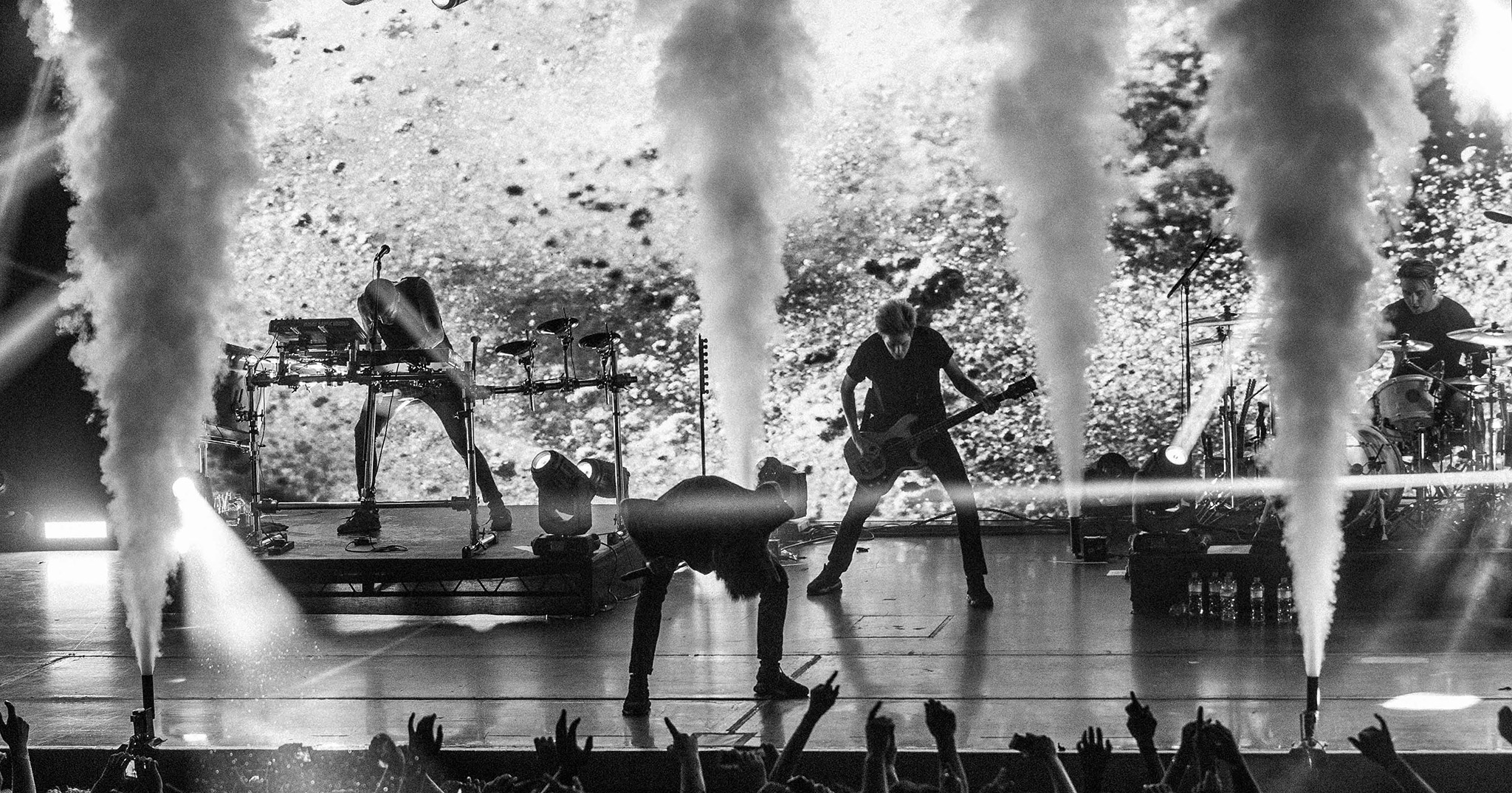 Bring Me The Horizon performing live in Auckland, New Zealand 2017. Image by Connor Crawford.
