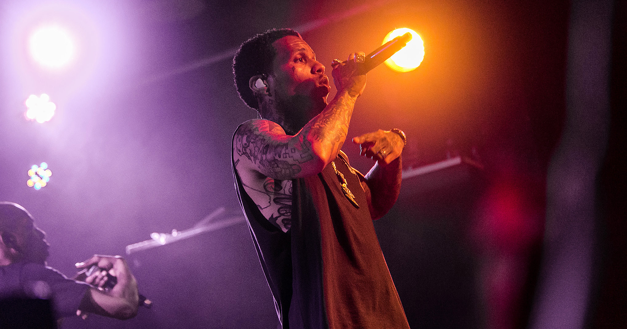 Kid Ink & Tinie Tempah perform live in Auckland, New Zealand 2017. Image by Leah Victoria.