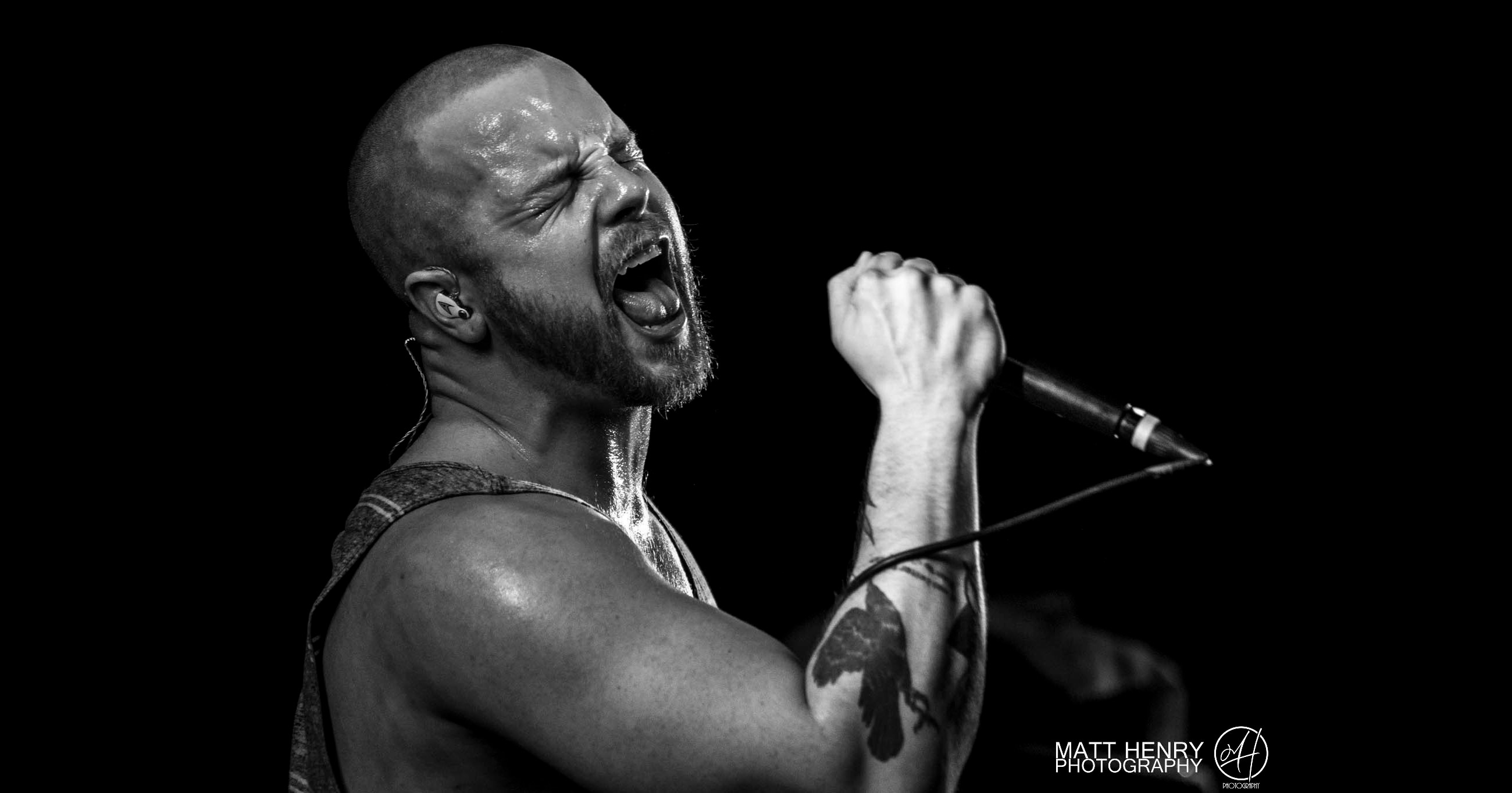 Protest The Hero perform live in Auckland, NZ 2017. Image by Matt Henry Mendonca.