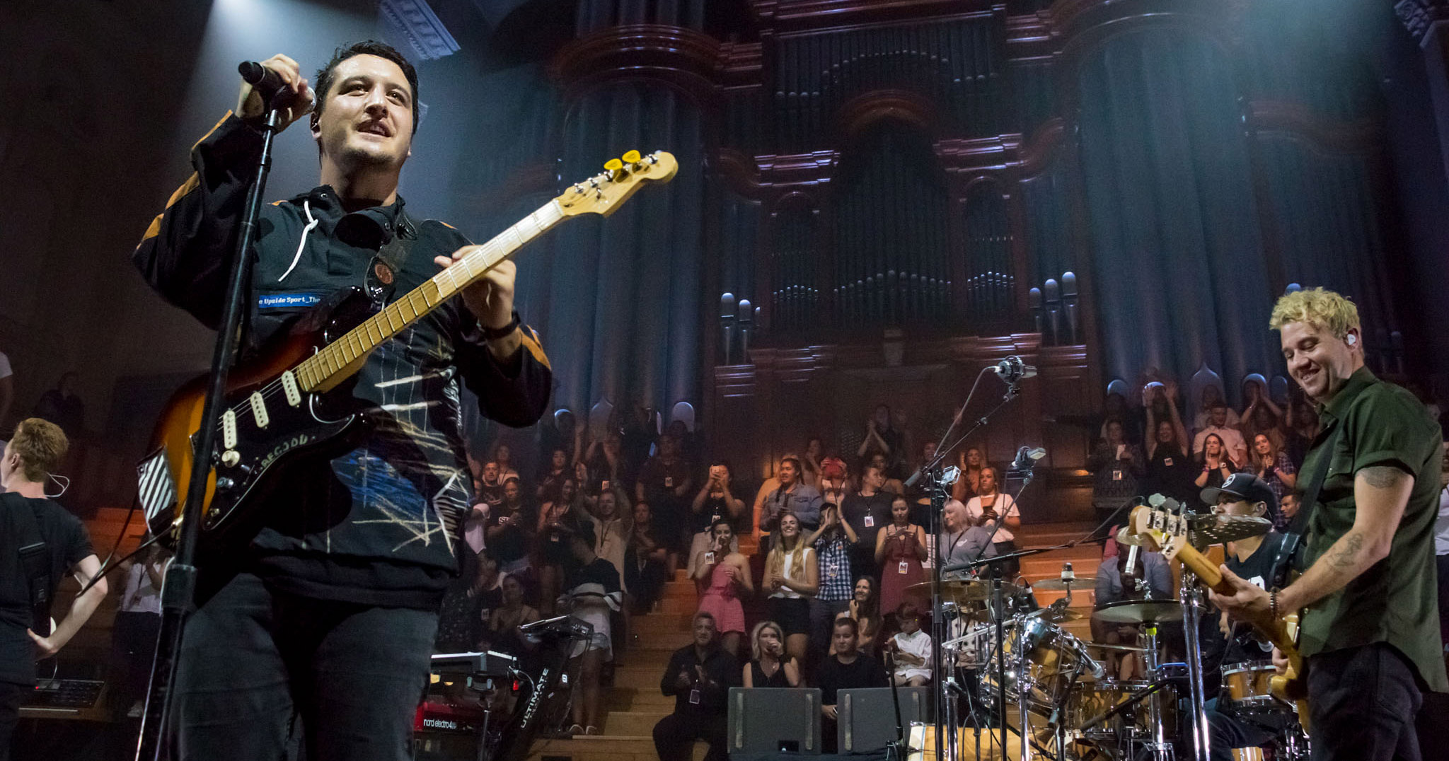 SIX60 performing live in Auckland, 2016. Image by Brad Holland.