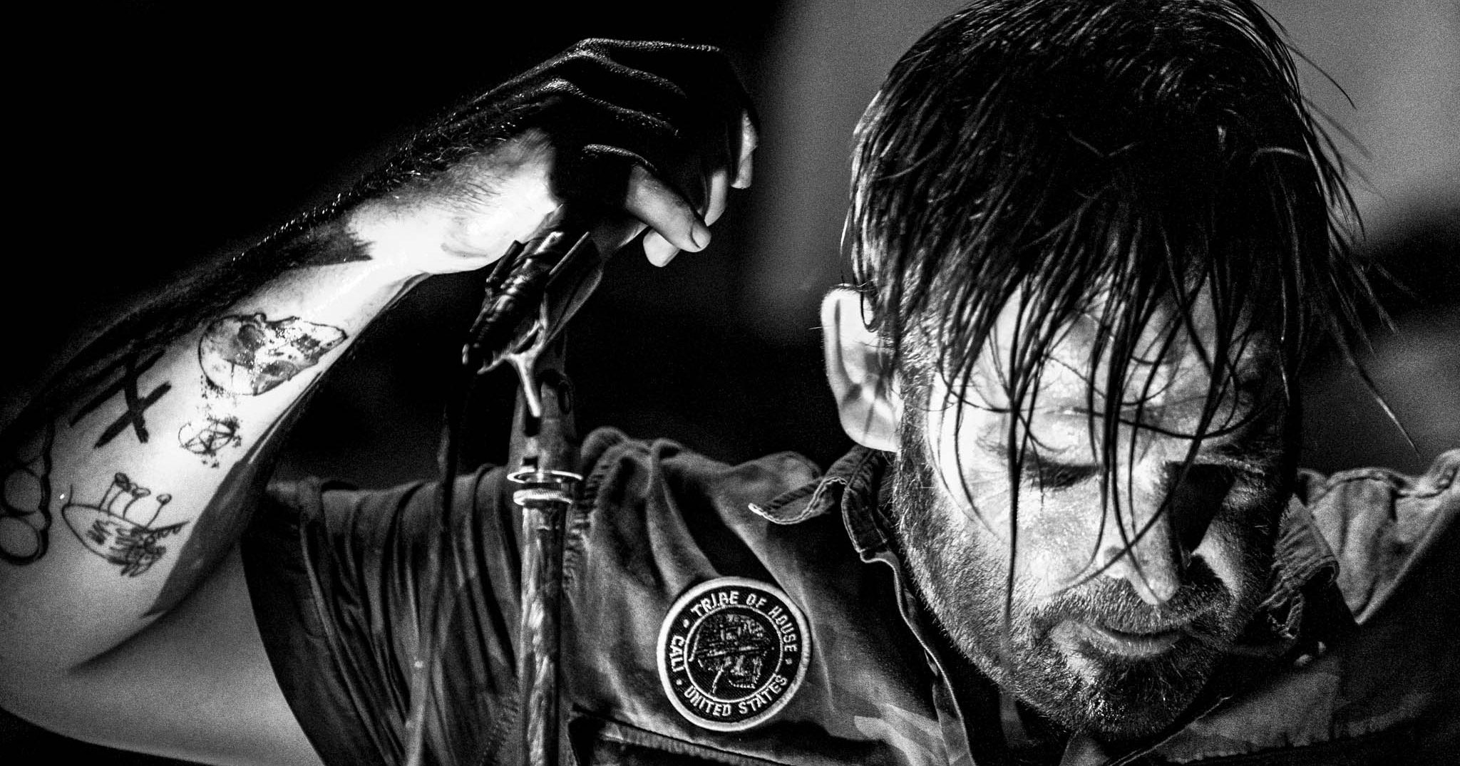 Head Like A Hole perform live at Galatos, Auckland, 2017. Image by Matt Henry Photography.