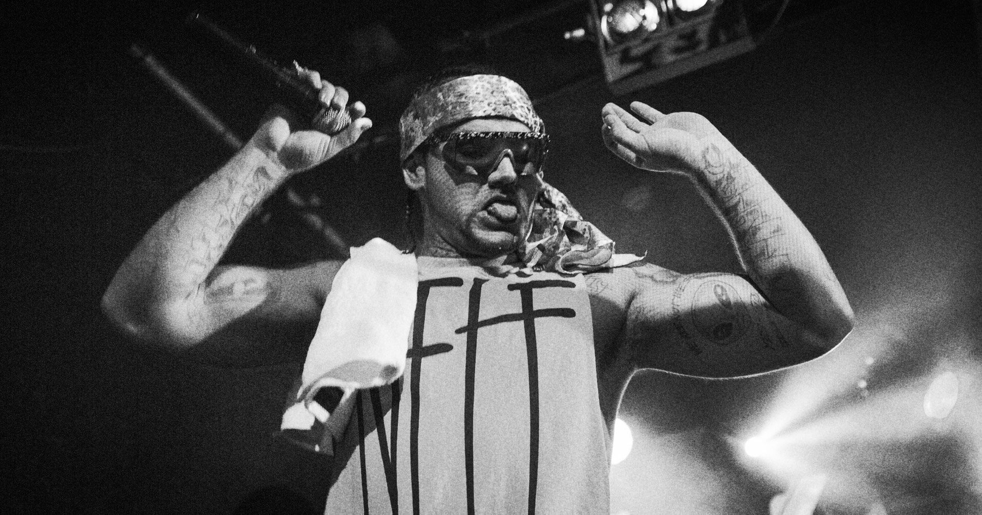 Riff Raff performing live in Auckland, New Zealand 2017. Image by Crawford Photography.