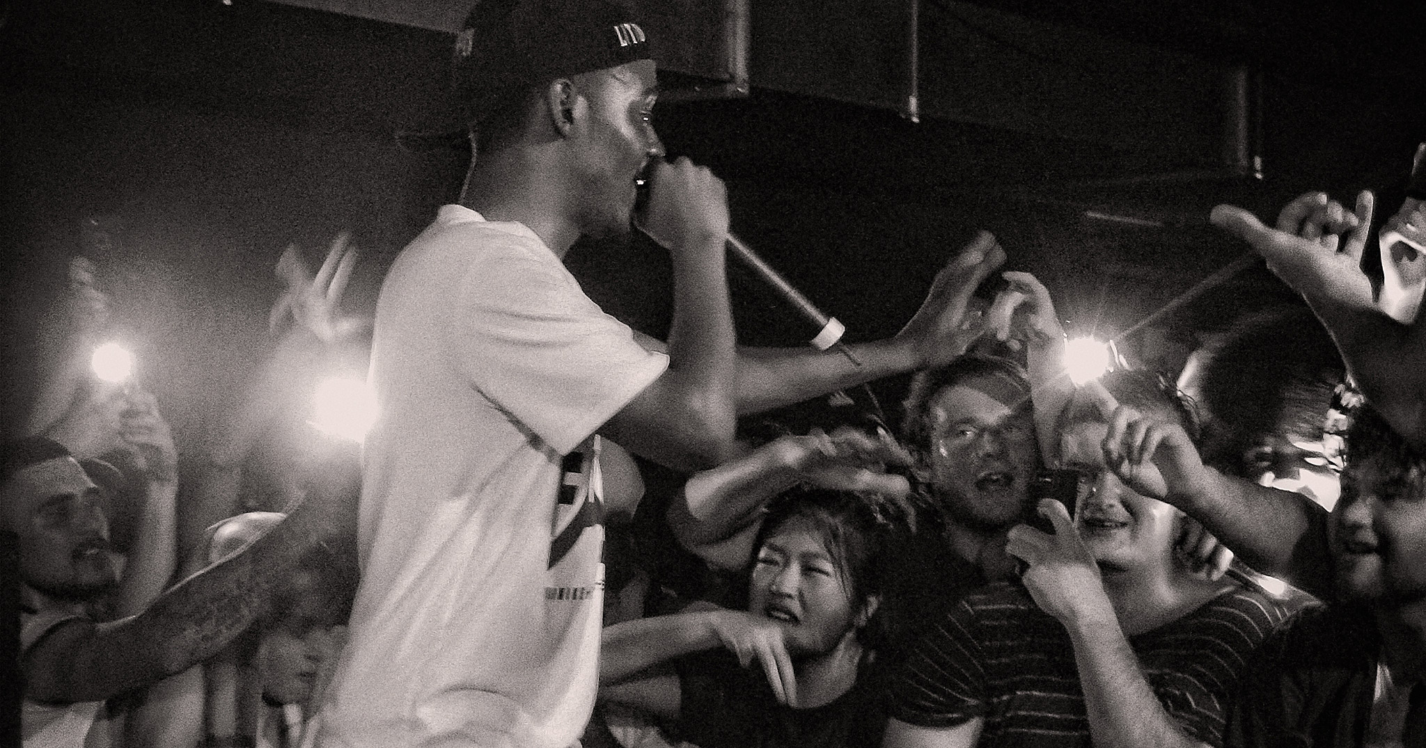 AJ Tracey performs live in Auckland, New Zealand 2017. Image by Sarah Kidd.