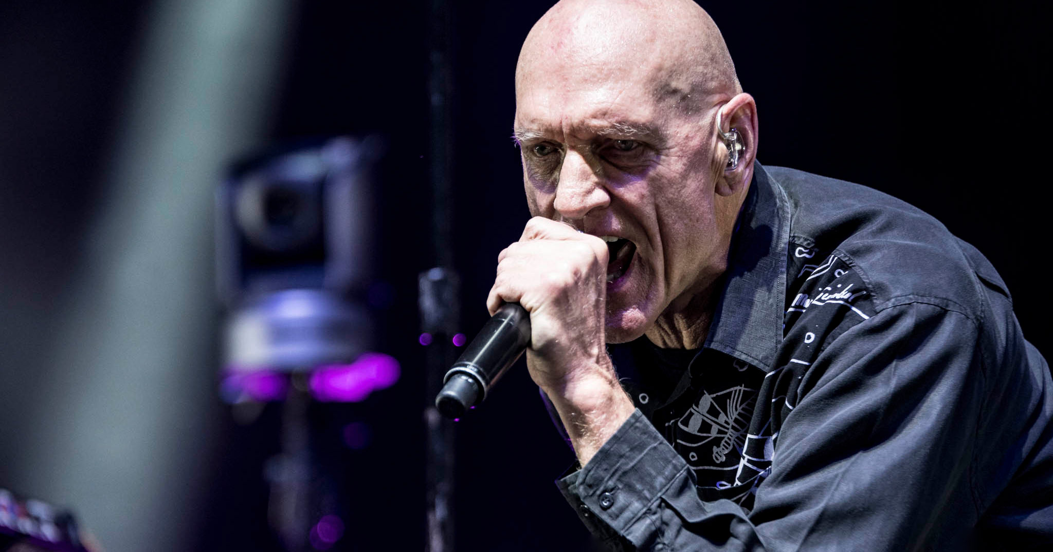Midnight Oil performing live in Auckland, New Zealand 2017. Image by Matt Henry Photography.