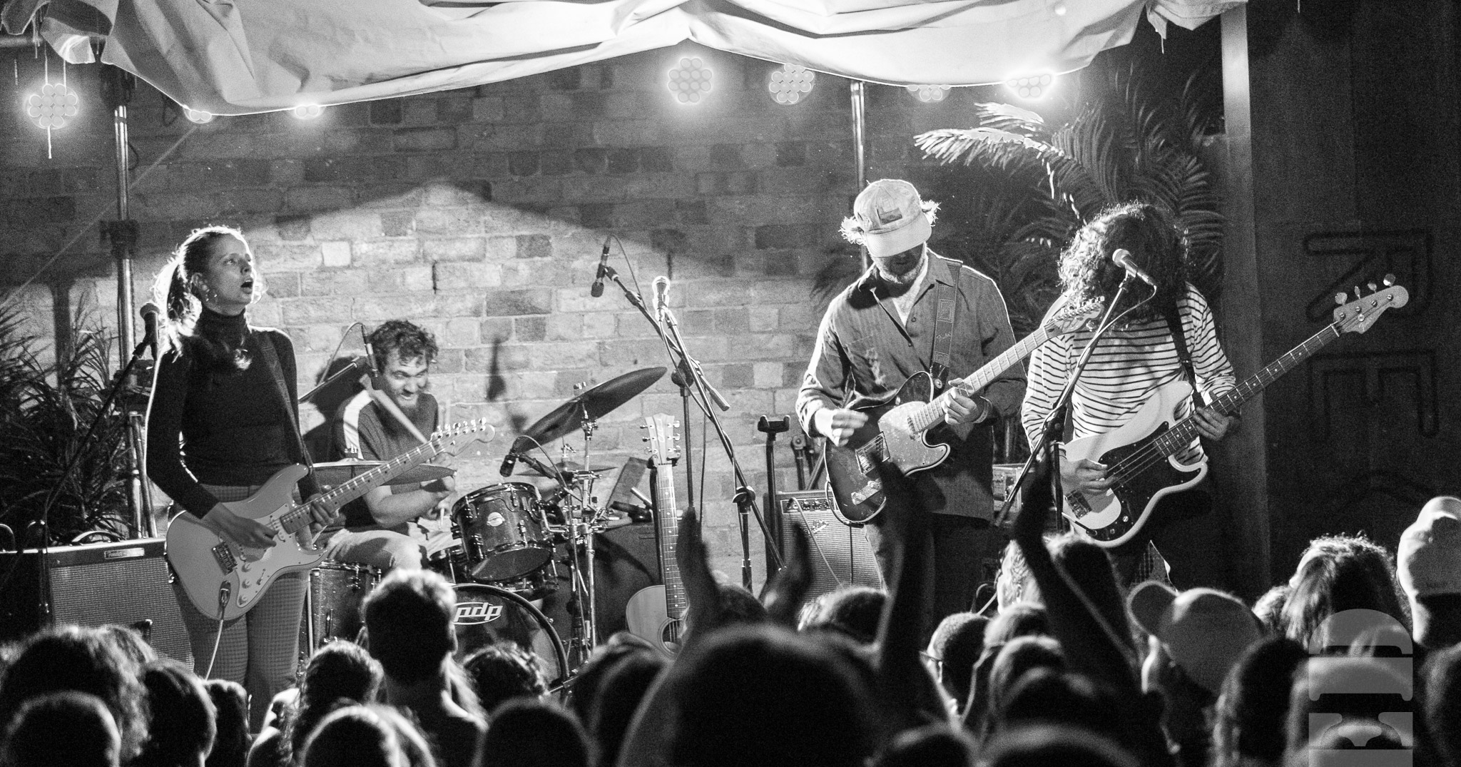 The Jungle Giants performing live in Auckland, New Zealand, 2017. Image by Chris Zwaagdyk.