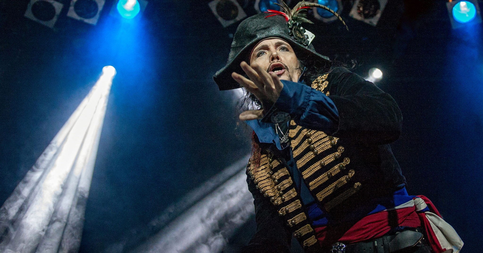 Adam Ant performing live in Auckland, New Zealand 2017. Image by Doug Peters.