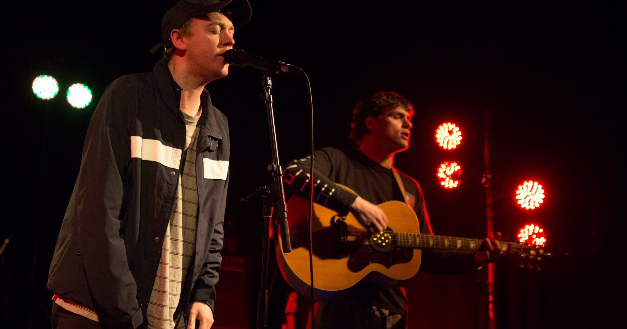 DMA's perform live in Auckland, New Zealand. Image by Crawford Photography.