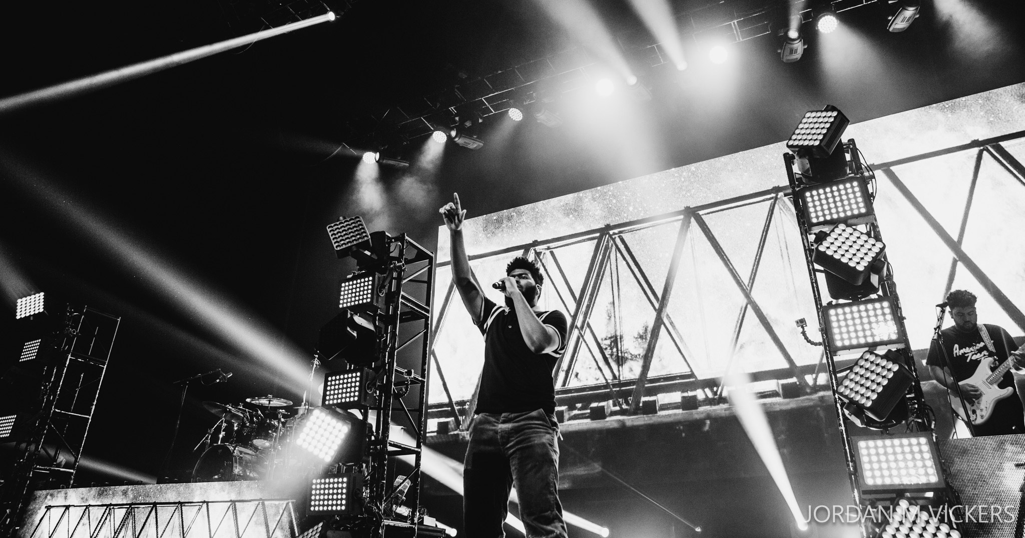 Khalid performing live in Auckland, New Zealand 2017. Image by Jordan M Vickers.