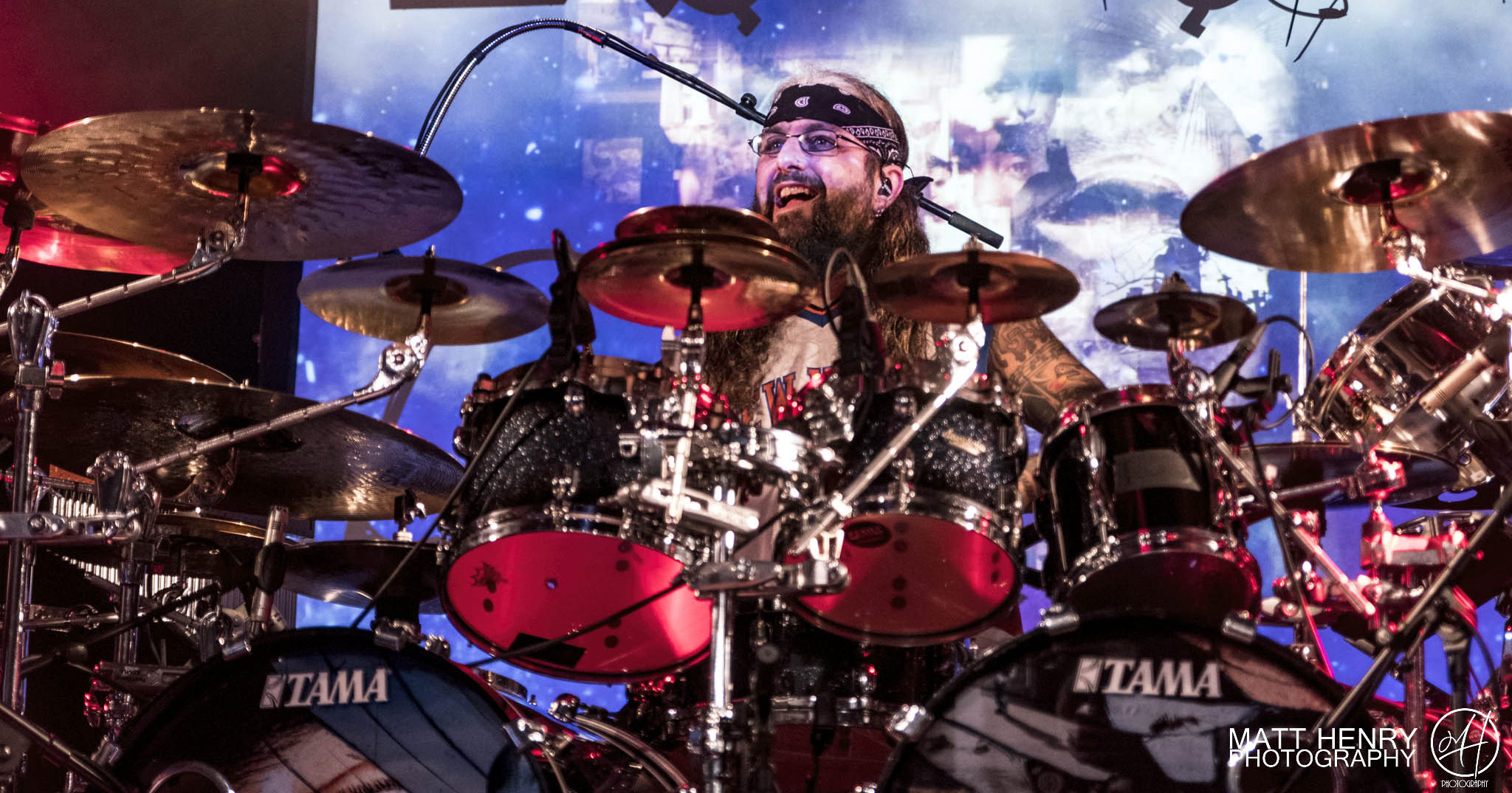 Mike Portnoy's Shattered Fortress performed live in Auckland, New Zealand. Image by Matt Henry Photography.