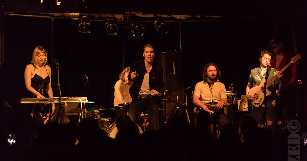 Alex Cameron performing live in Auckland, New Zealand 2017. Image by ZED Pics.