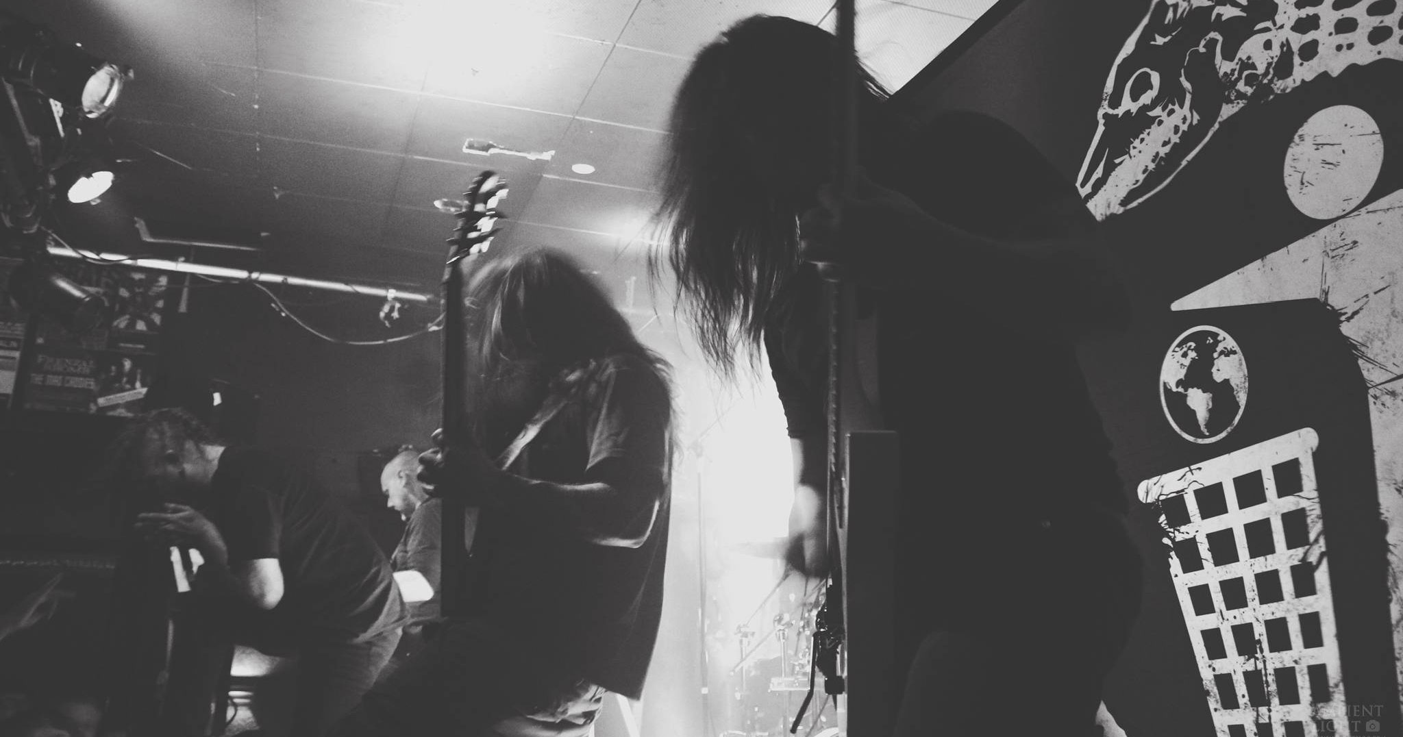 Cattle Decapitation perform live in Auckland, New Zealand, 2018. Image by Sarah Kidd.