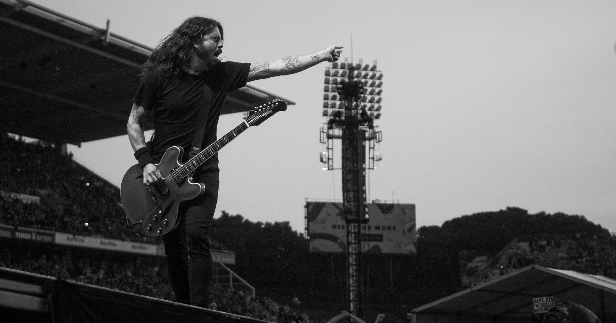 Foo Fighters performing live in Auckland, New Zealand, 2018. Image by Doug Peters.