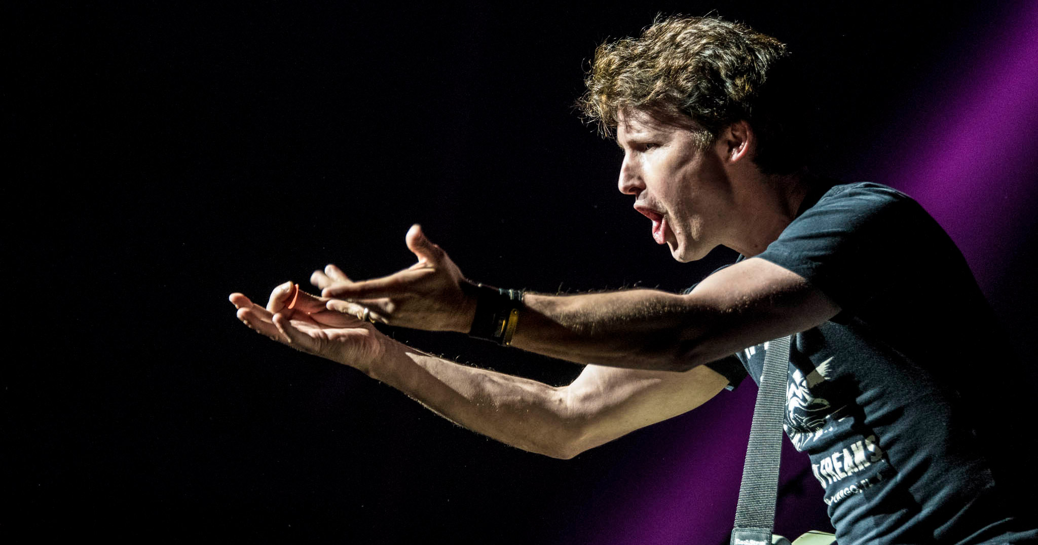 James Blunt performing live in Auckland, New Zealand. Image by Matt Henry Photography.