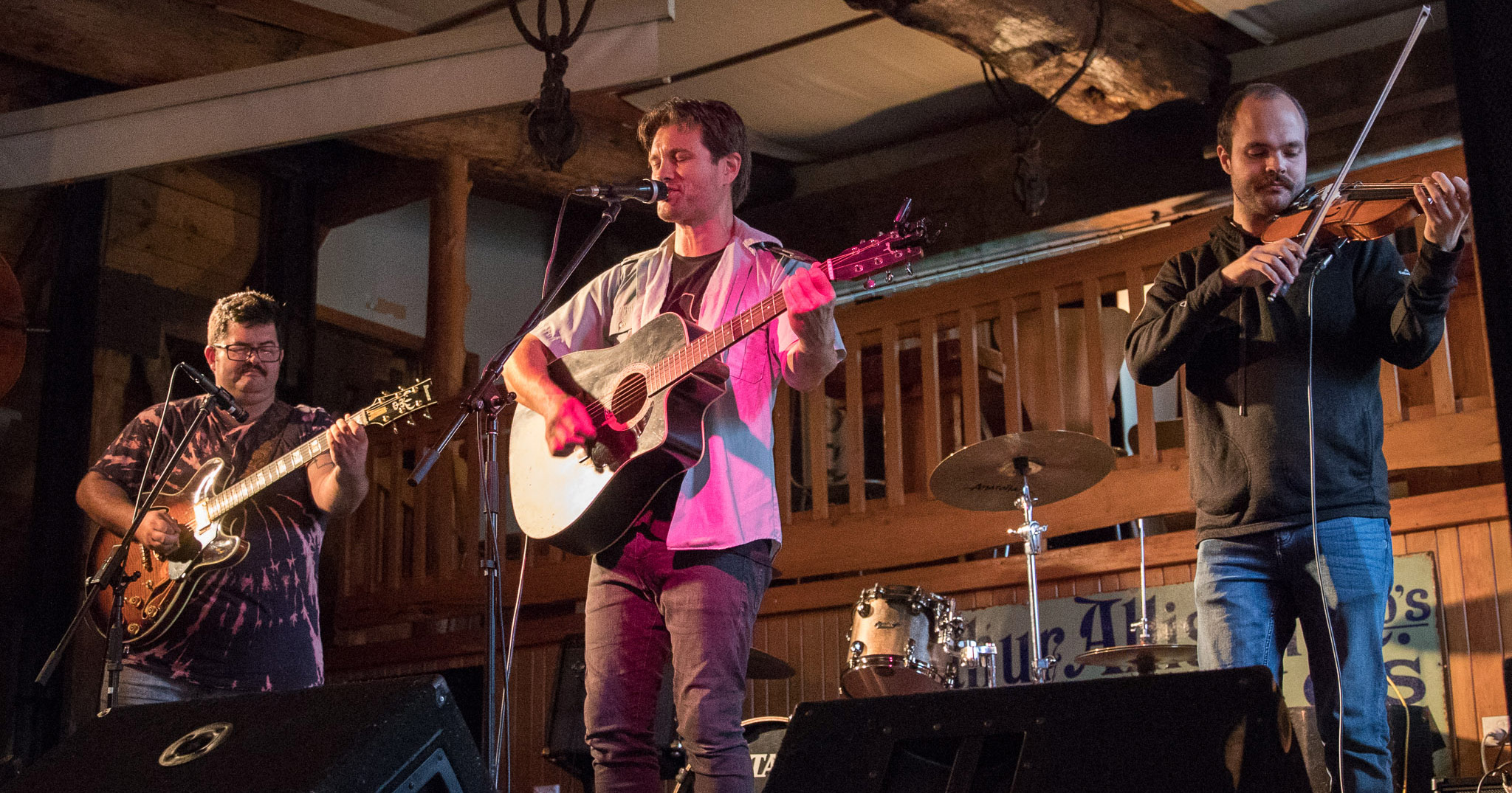 Callum Gentleman performing live in Auckland, New Zealand 2018. Image by Mike Thornton.