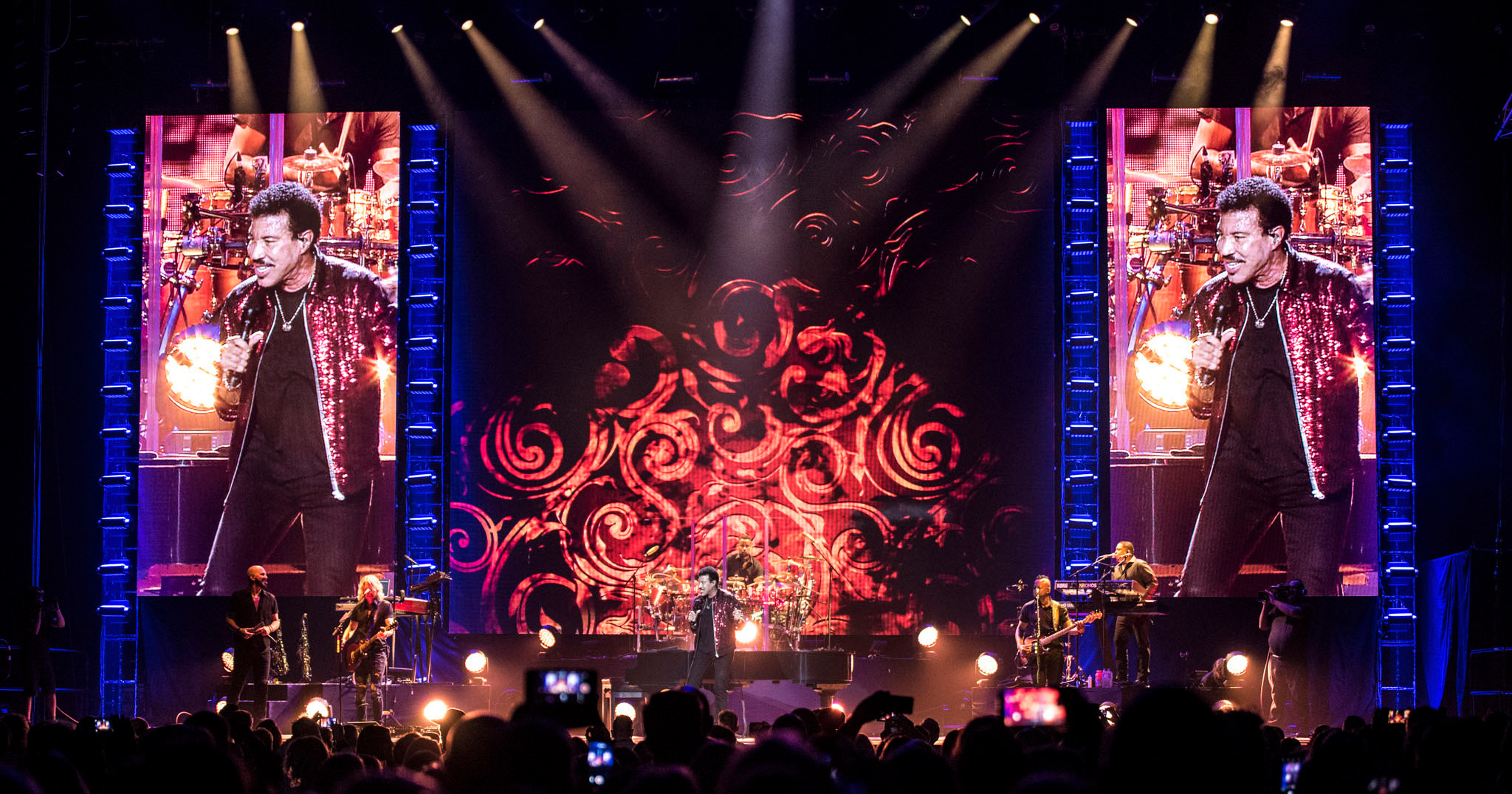 Lionel Richie performing live in Auckland, New Zealand 2018. Image by Matt Henry Photography.