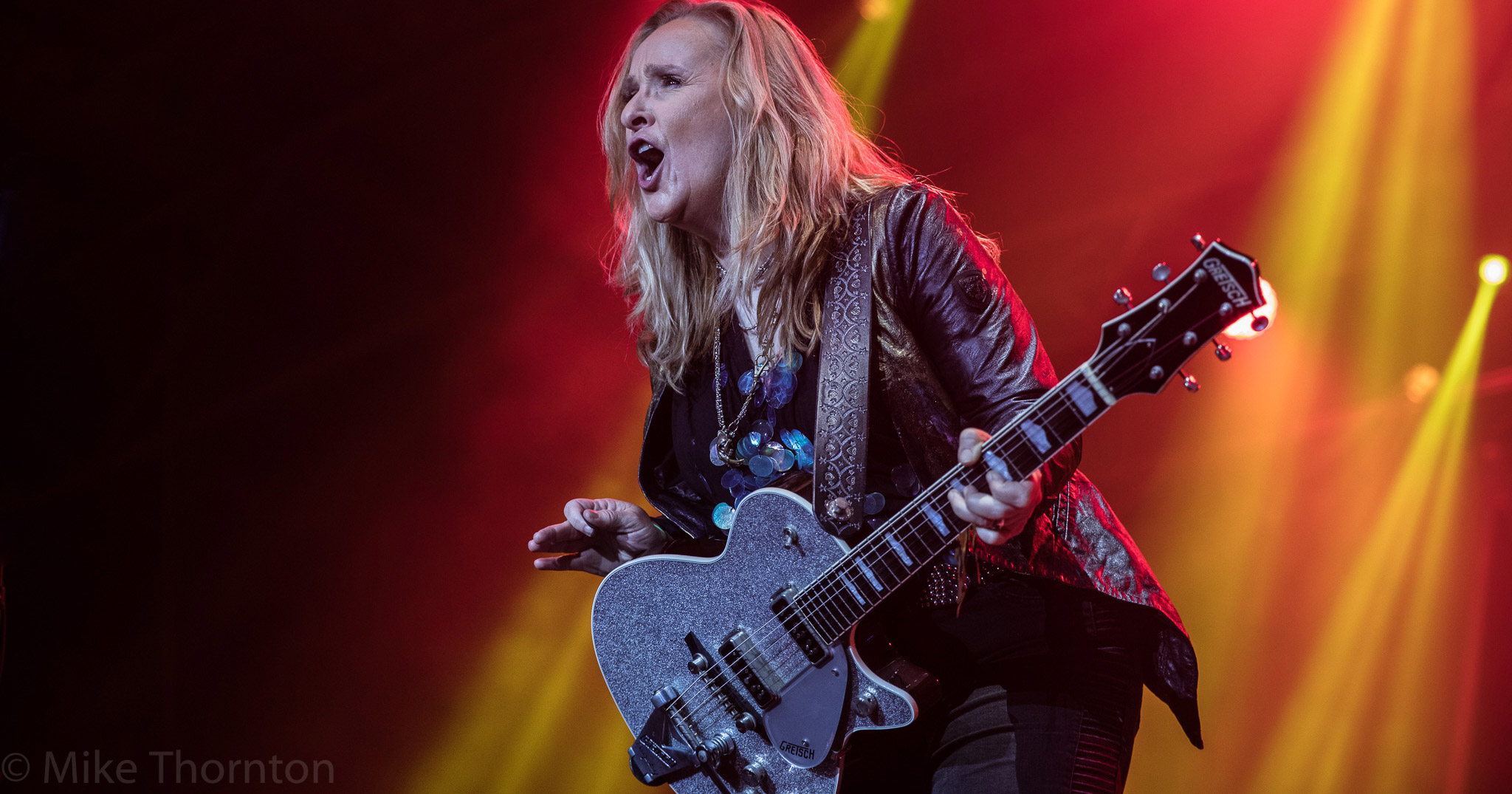 Melissa Etheridge performing live in Auckland, New Zealand, 2018. Image by Mike Thornton.