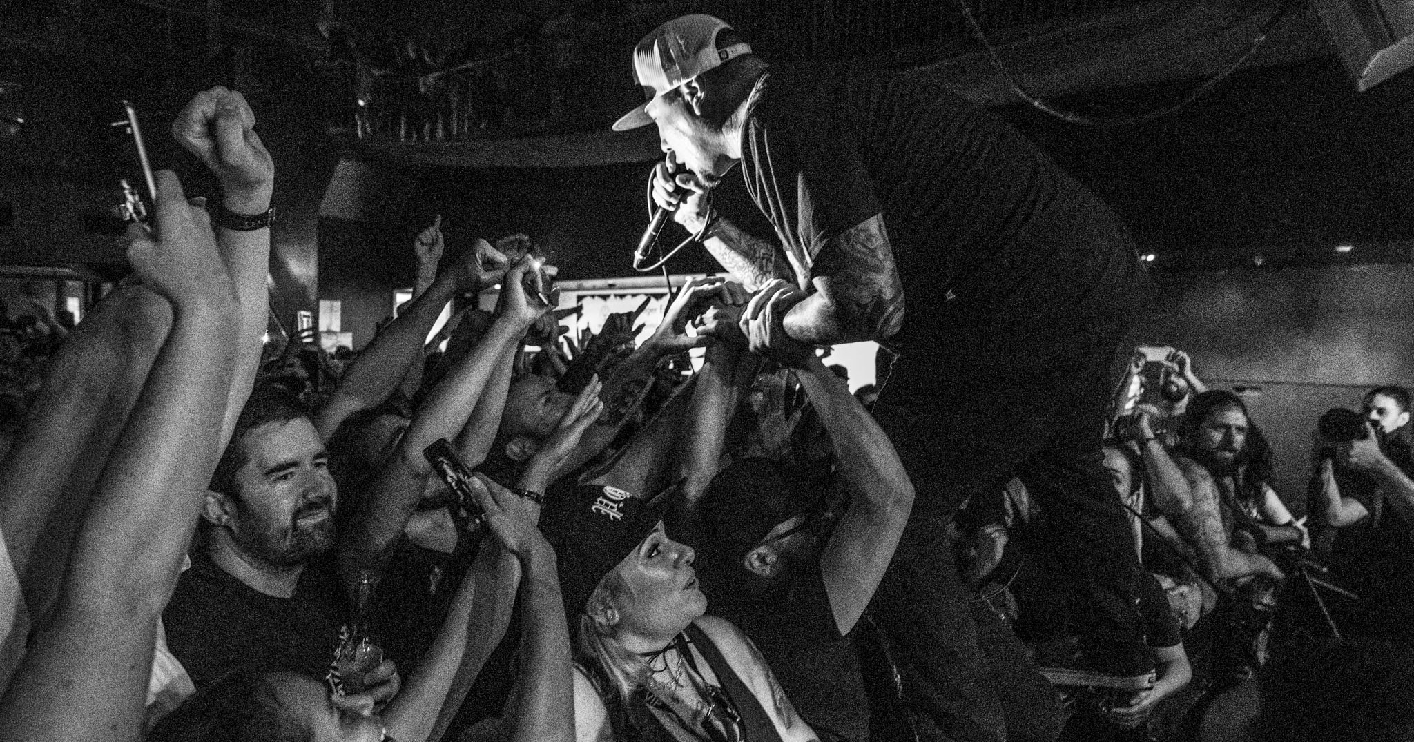 P.O.D. performing live in Auckland, New Zealand 2018. Image by Matt Henry Photography.