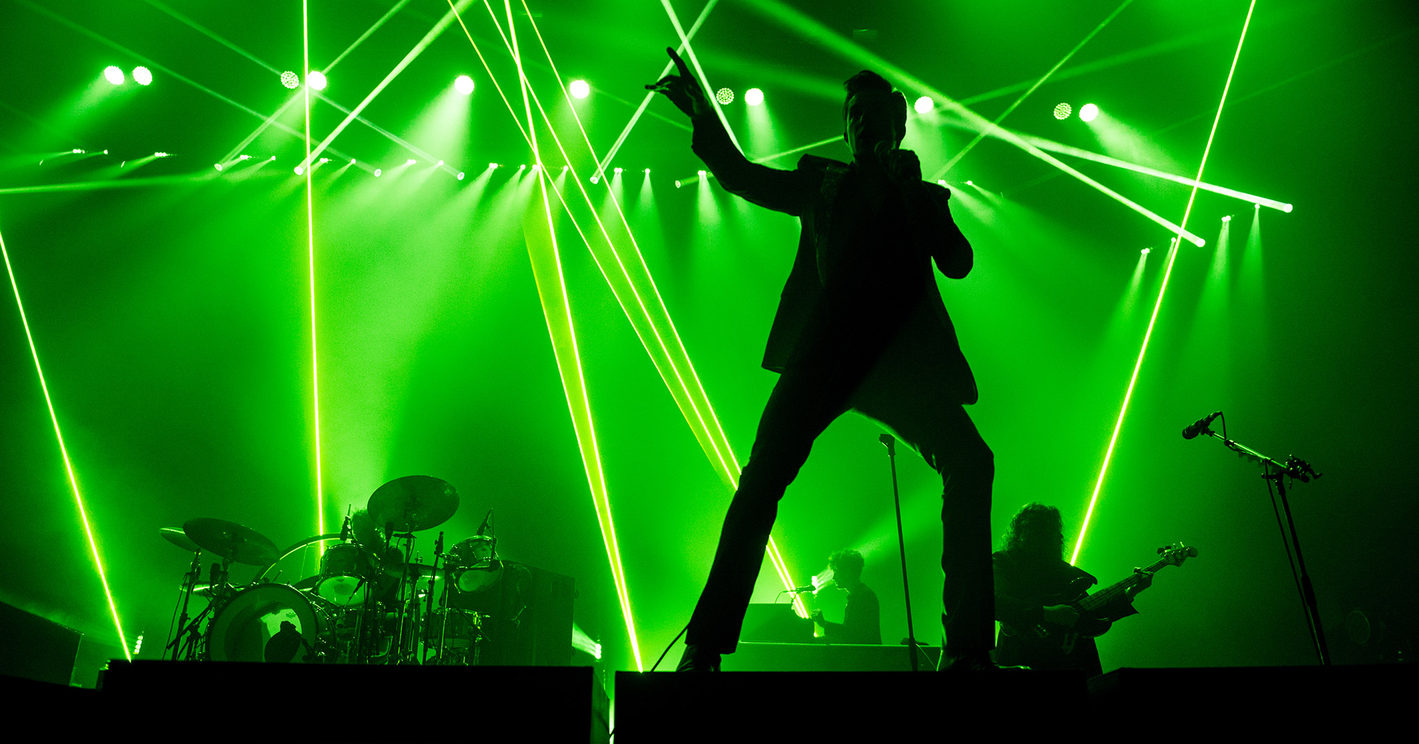 The Killers performing live in Auckland, New Zealand 2018. Image by Rob Loud.