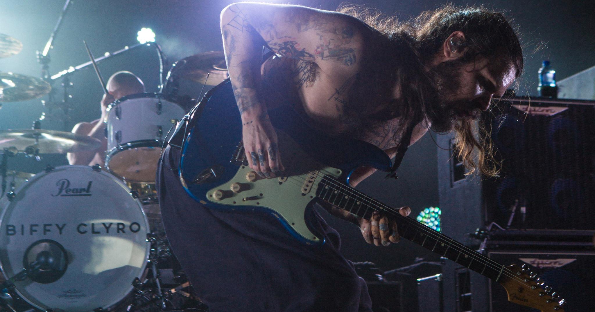 Biffy Clyro performing live in Auckland, New Zealand 2018. Image by Crawford Photography.