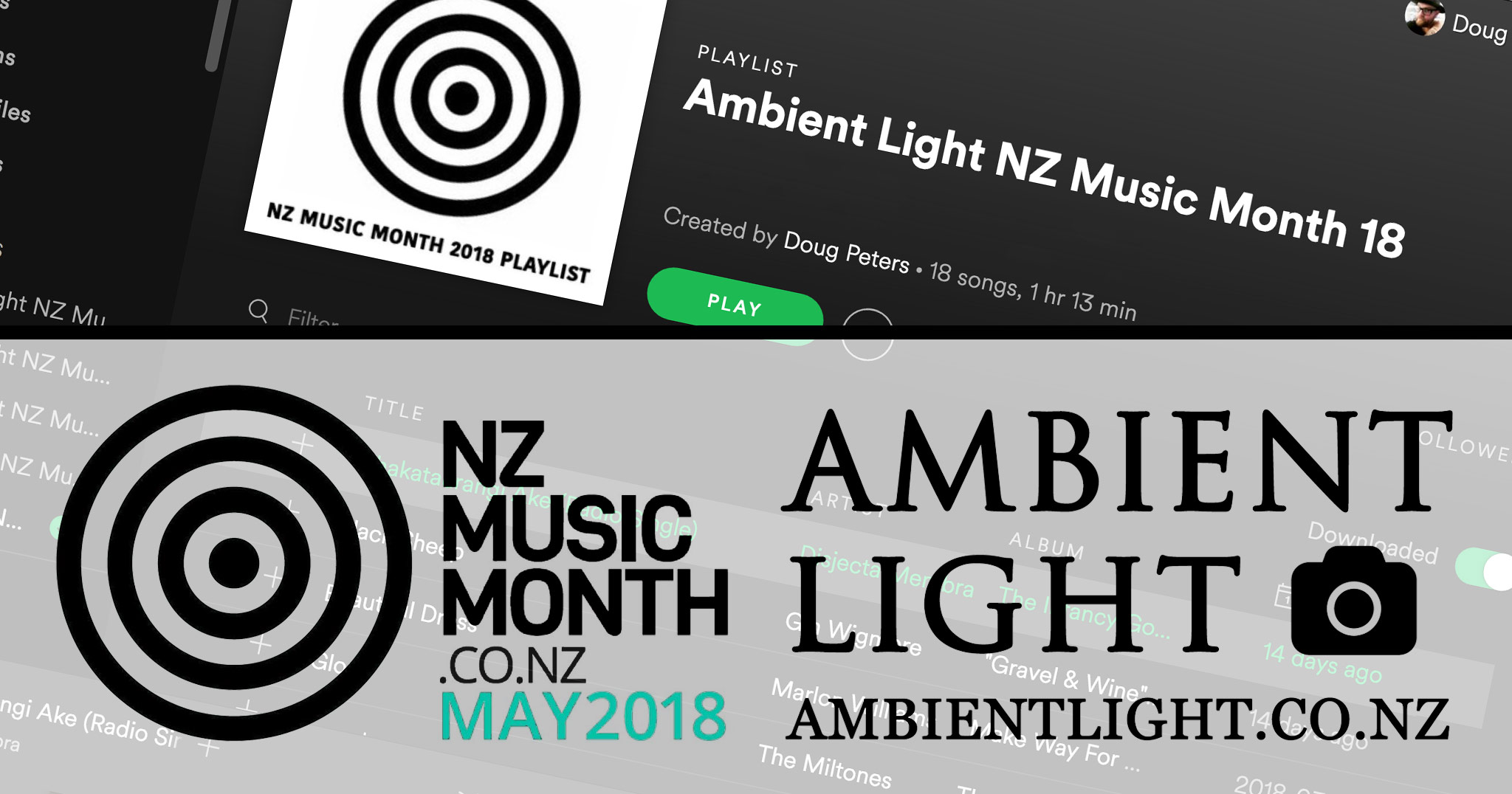NZ Music Month Playlist Challenge