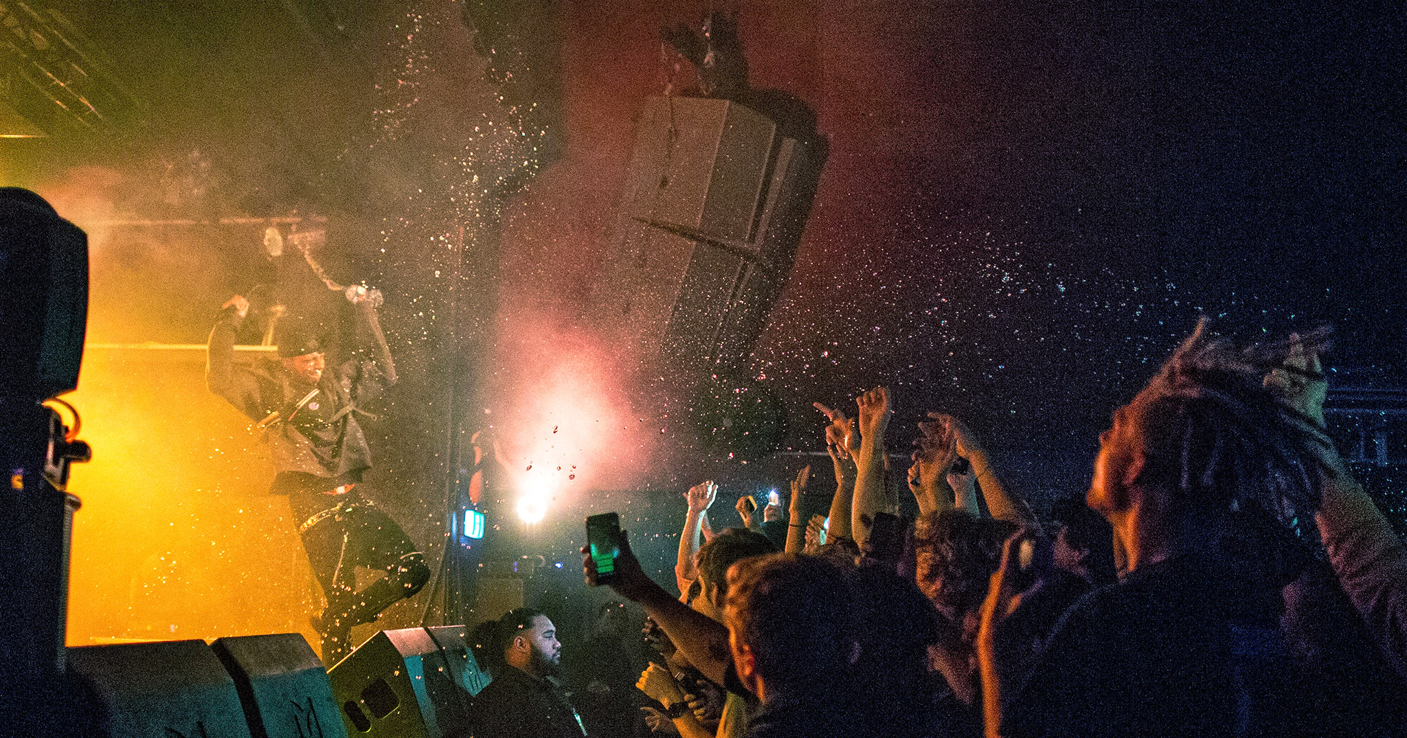 Night Lovell performing live in Auckland, New Zealand 2018. Image by Chelsea Munro.