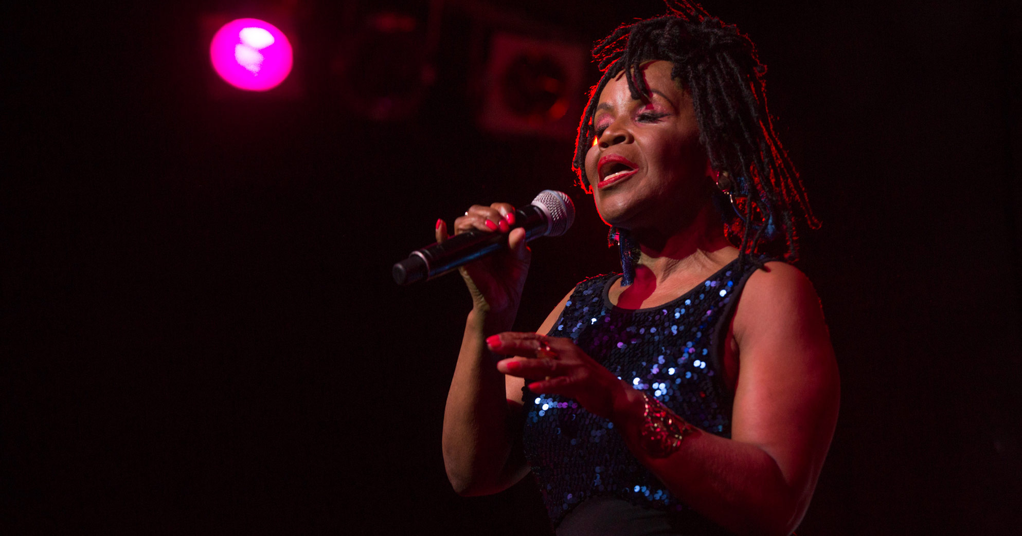 P.P. Arnold performing live in Auckland, New Zealand, 2018. Image by Connor Crawford Photography.