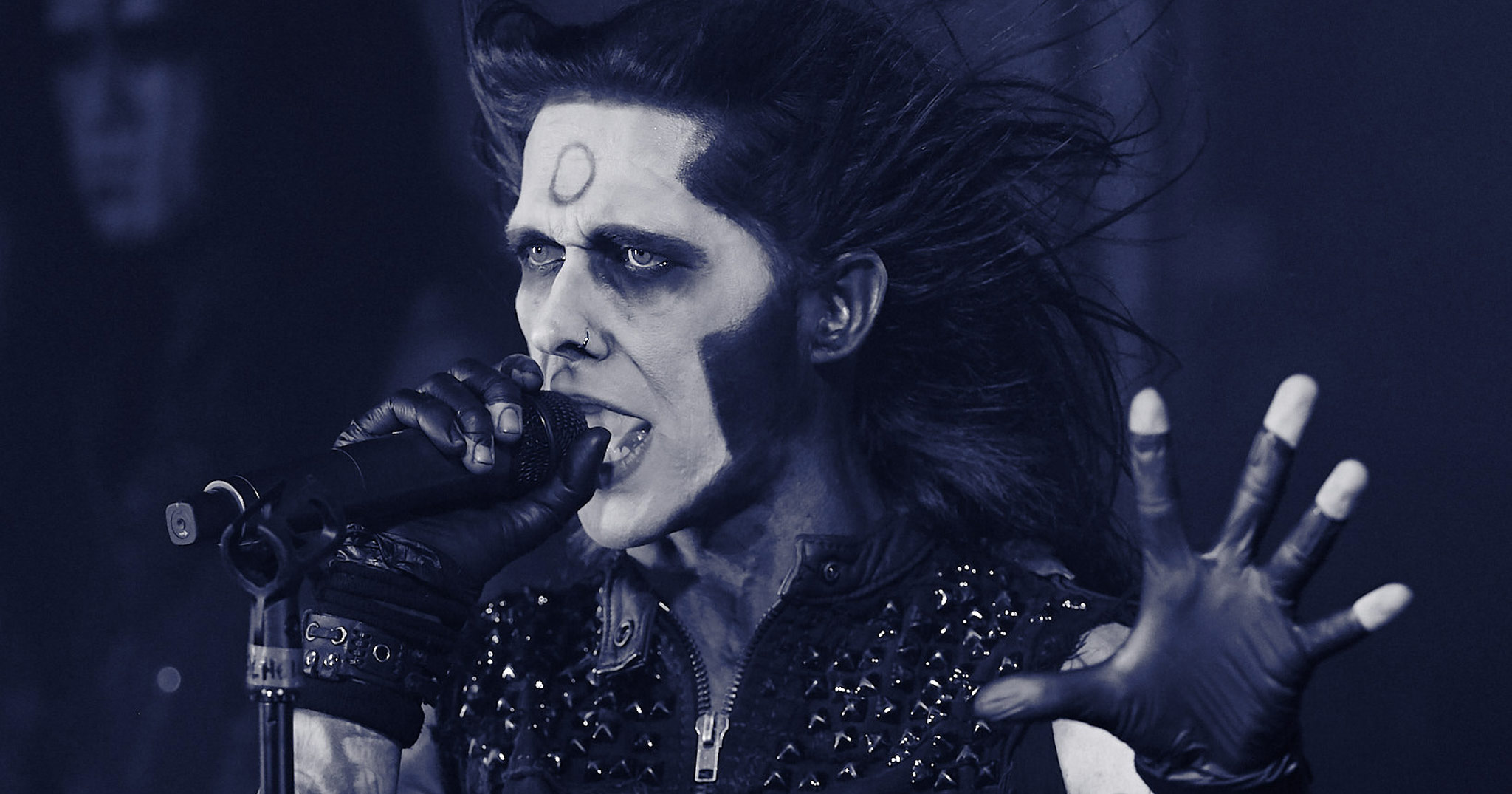 Wednesday 13 performing live in Wellington, New Zealand, 2018. Image by Radar Photography.