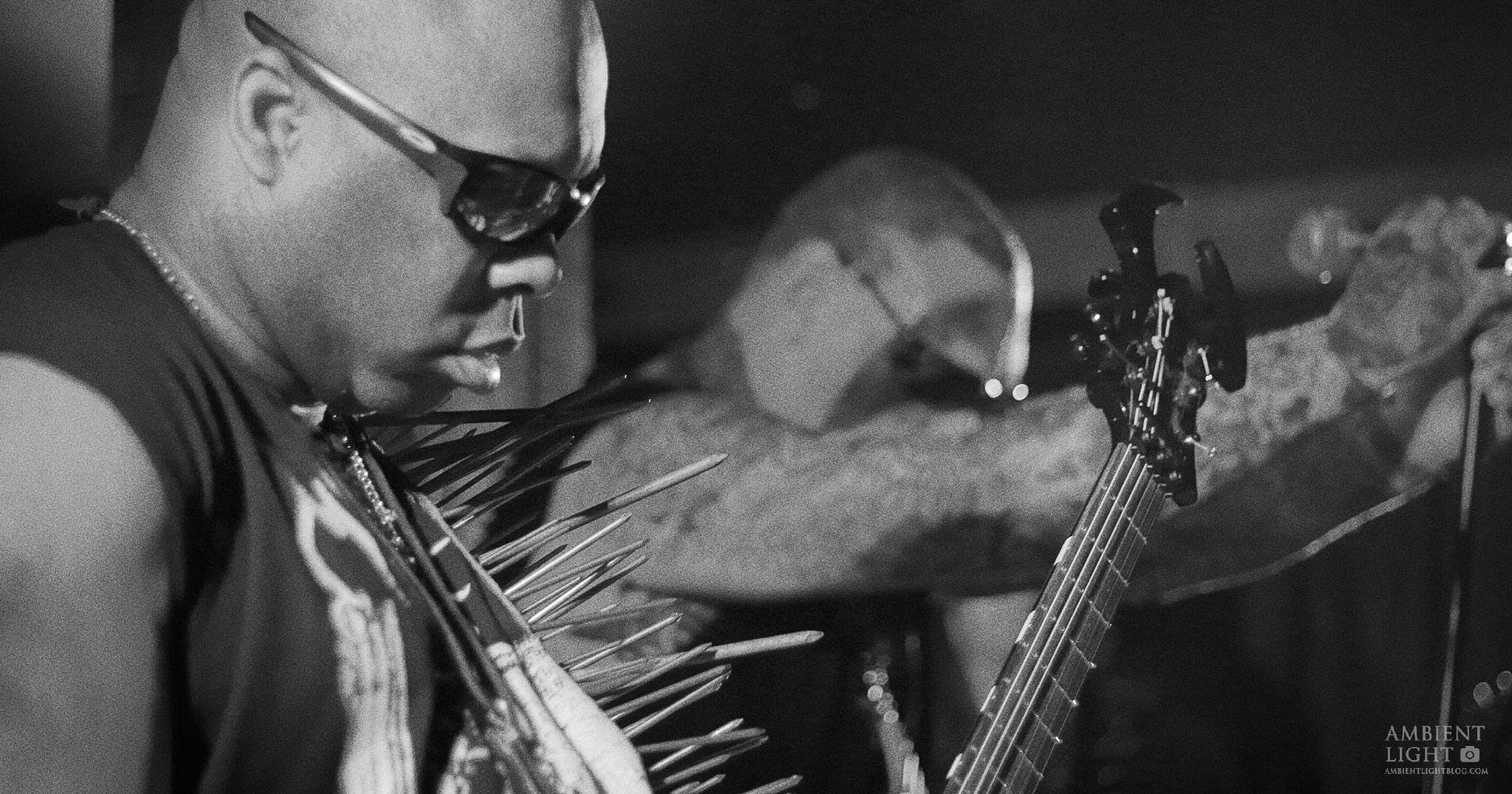 Blasphemy performing live in Auckland New Zealand, 2018. Image by Sarah Kidd.