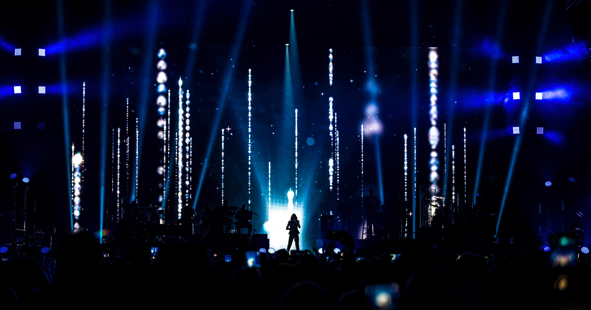 Celine Dion performing live in Auckland, New Zealand, 2018. Image by Matt Henry Photography.