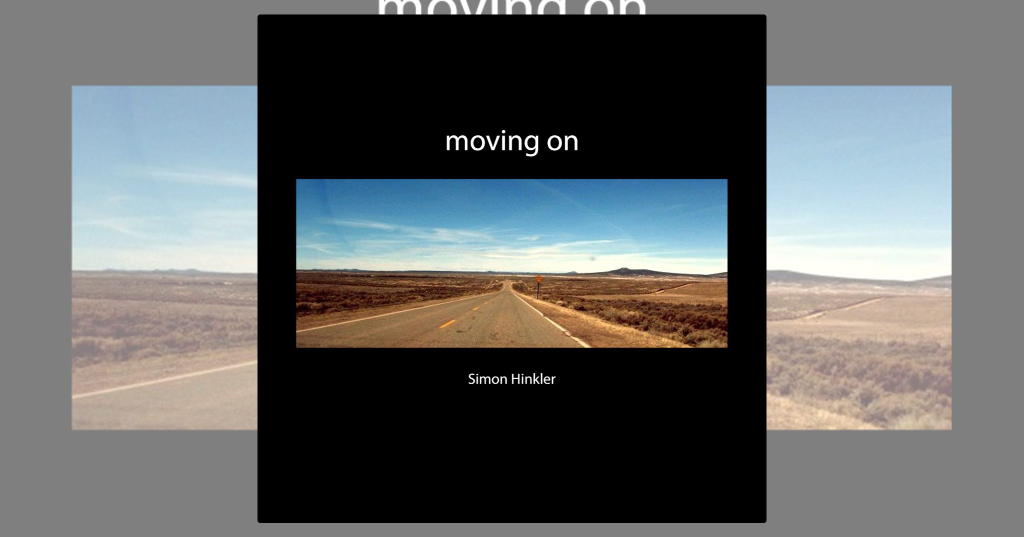 Simon Hinkler Moving On