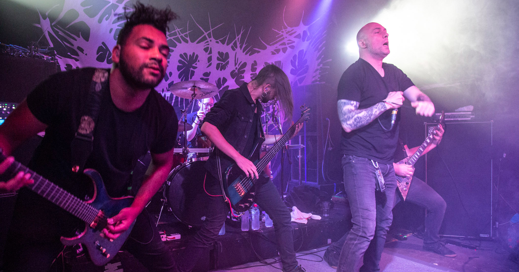 Aborted performing live in Wellington, New Zealand, 2018. Image by Darker Arts Live.