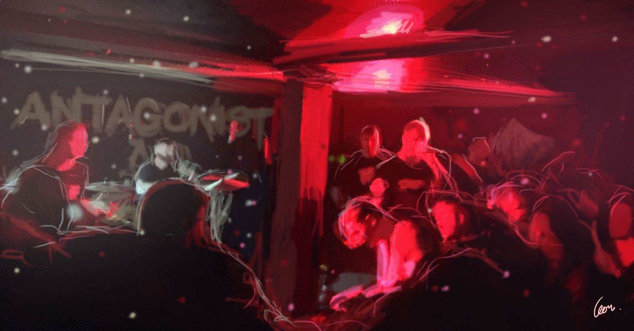 Antagonist AD, Auckland New Zealand, 2018. Digital Painting by Leon Taylor