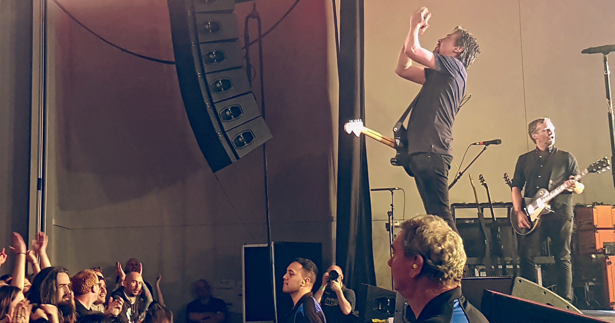 Shihad performing live in Wellington, New Zealand, 2018. Image by Tim Gruar.