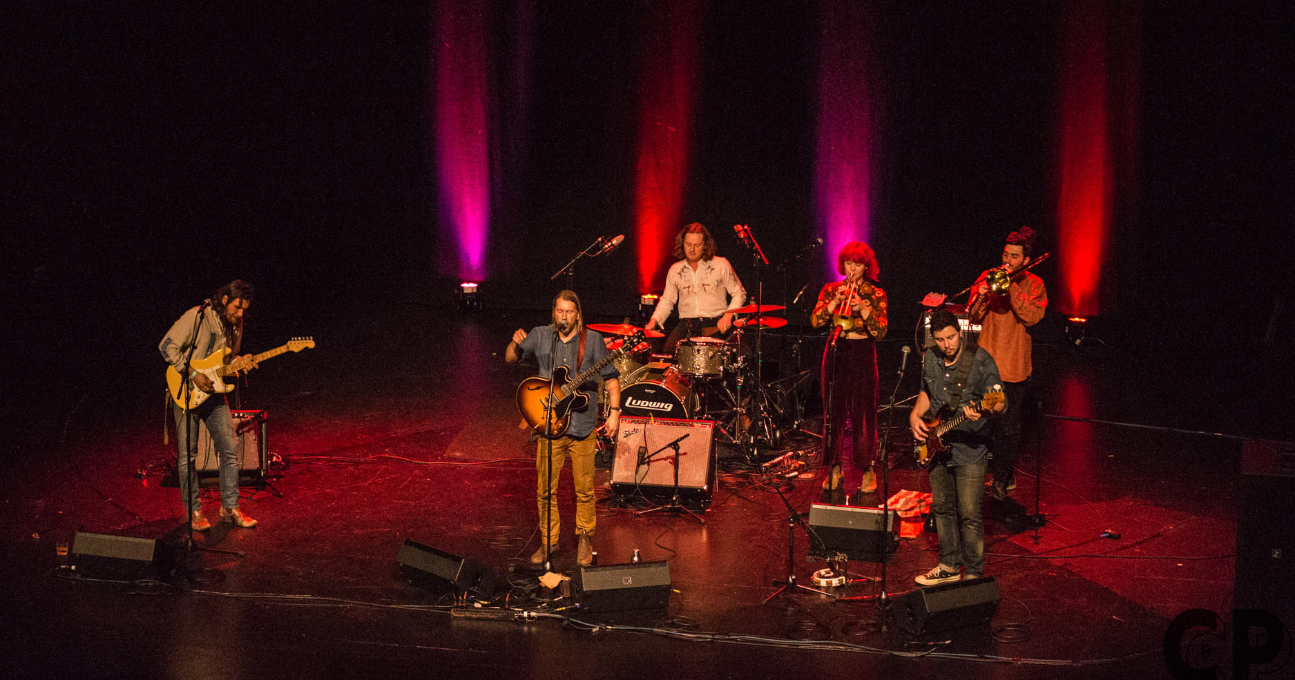 The Teskey Brothers performing live in Auckland, New Zealand, 2018. Image by Maisy McLeod-Riera