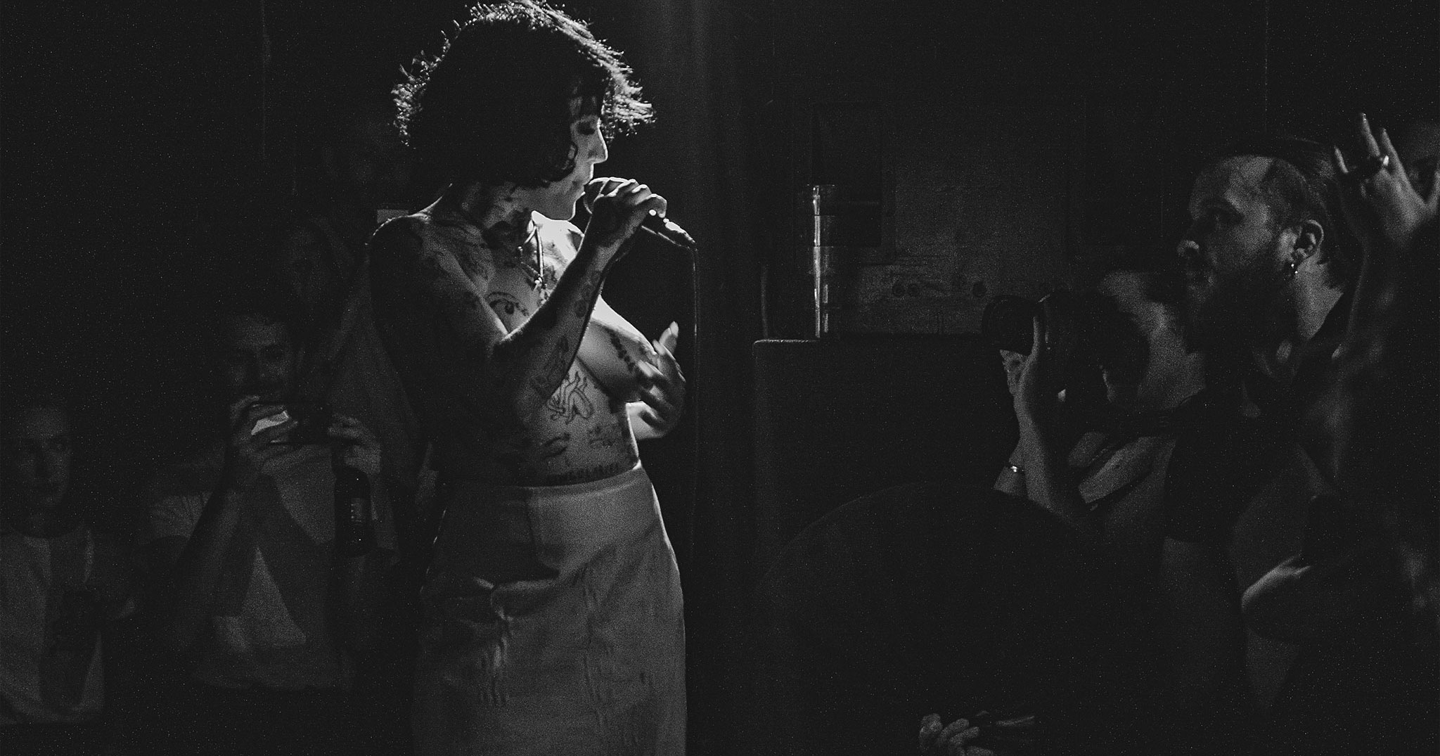 Brooke Candy performing live in Auckland, New Zealand 2018. Image by Doug Peters.