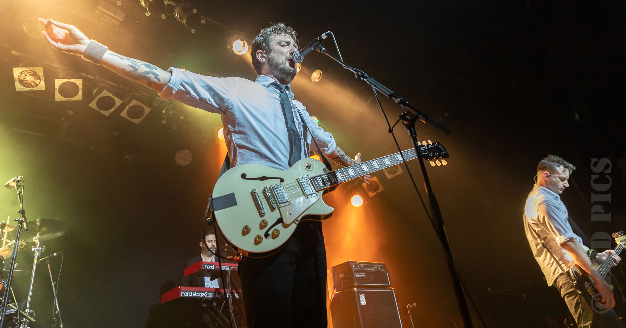 Frank Turner & The Sleeping Souls performing live in Auckland, New Zealand 2018. Image by Zed Pics.