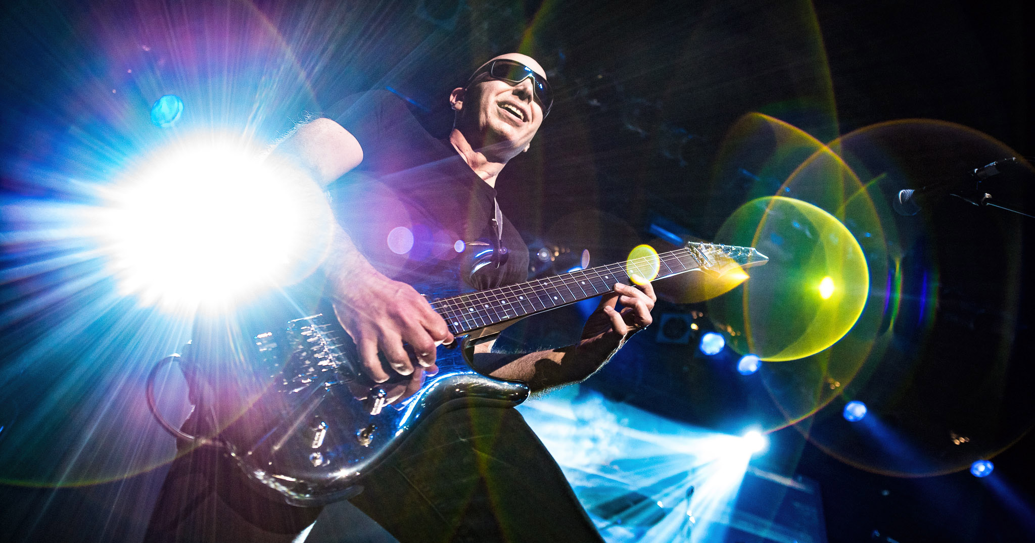 Joe Satriani performing live in Auckland, New Zealand 2018. Image by Matt Henry Photography.