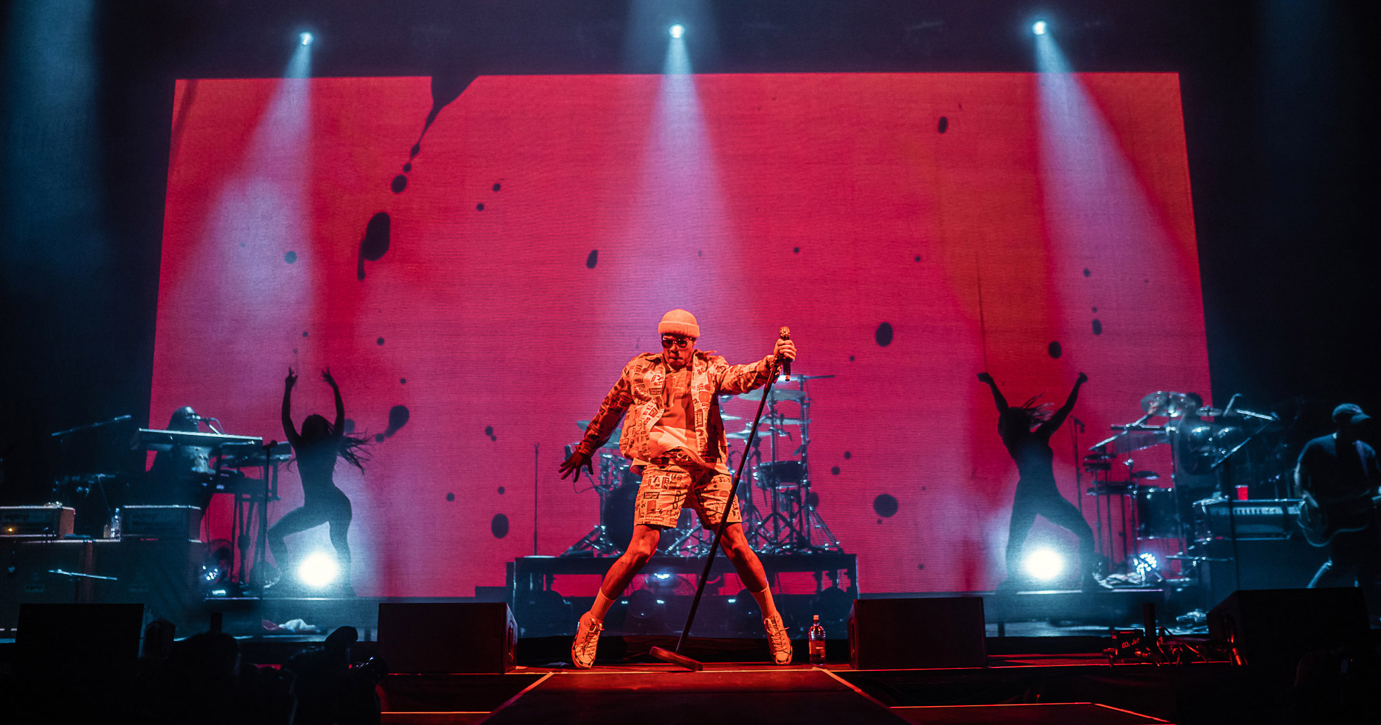 Anderson .Paak & The Free Nationals performing live in Auckland, New Zealand 2019. Image by David Watson.