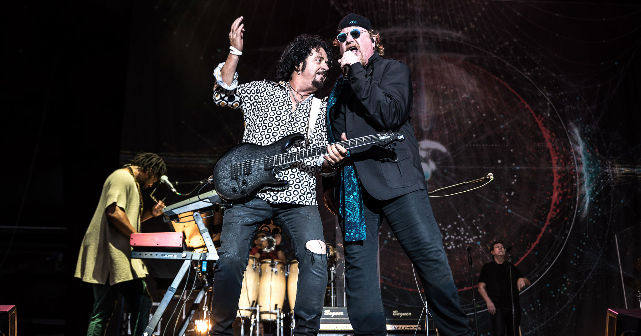 TOTO performing live in Tauranga, New Zealand 2019. Image by Matt Henry Photography.